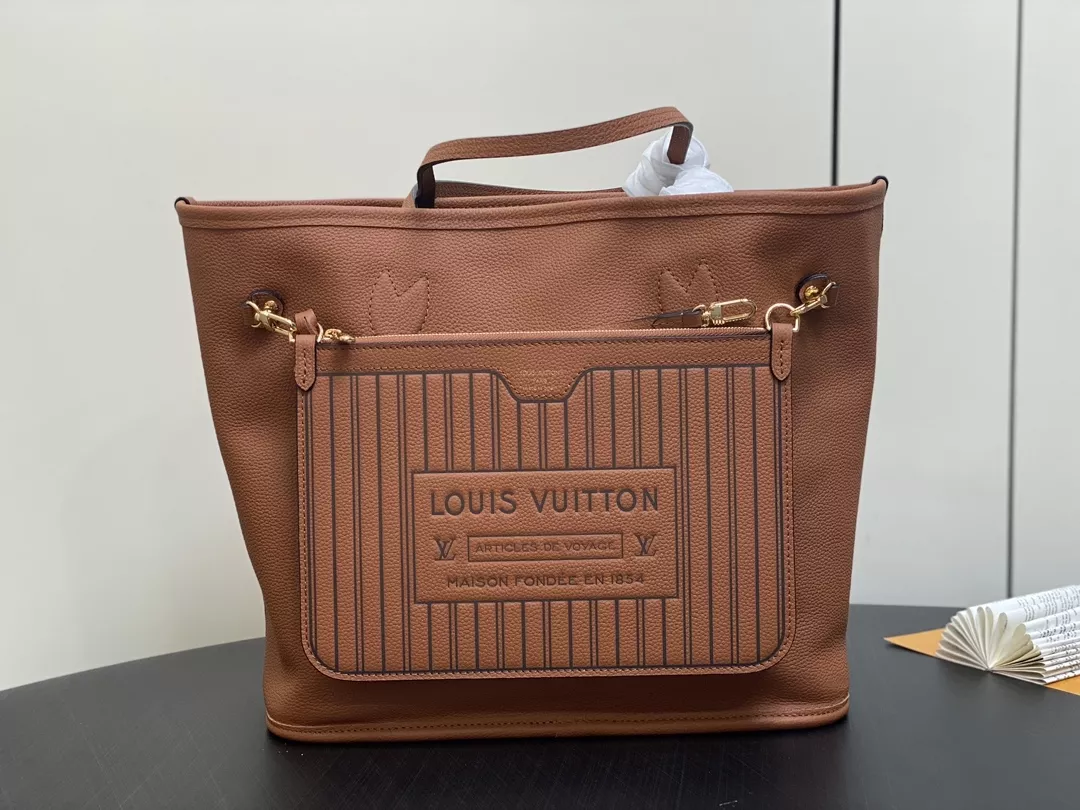 リバーシブル 新作 LouisVuitton ネヴァーフルMMトートバッグ 茶 | 大内 知恵が投稿したフォトブック | Lemon8