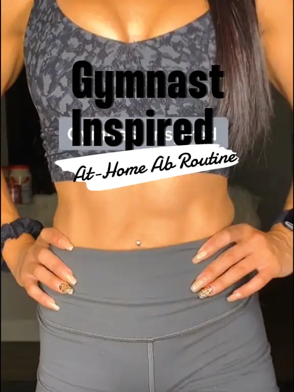 Gymnast Inspired No Equipment Ab Routine