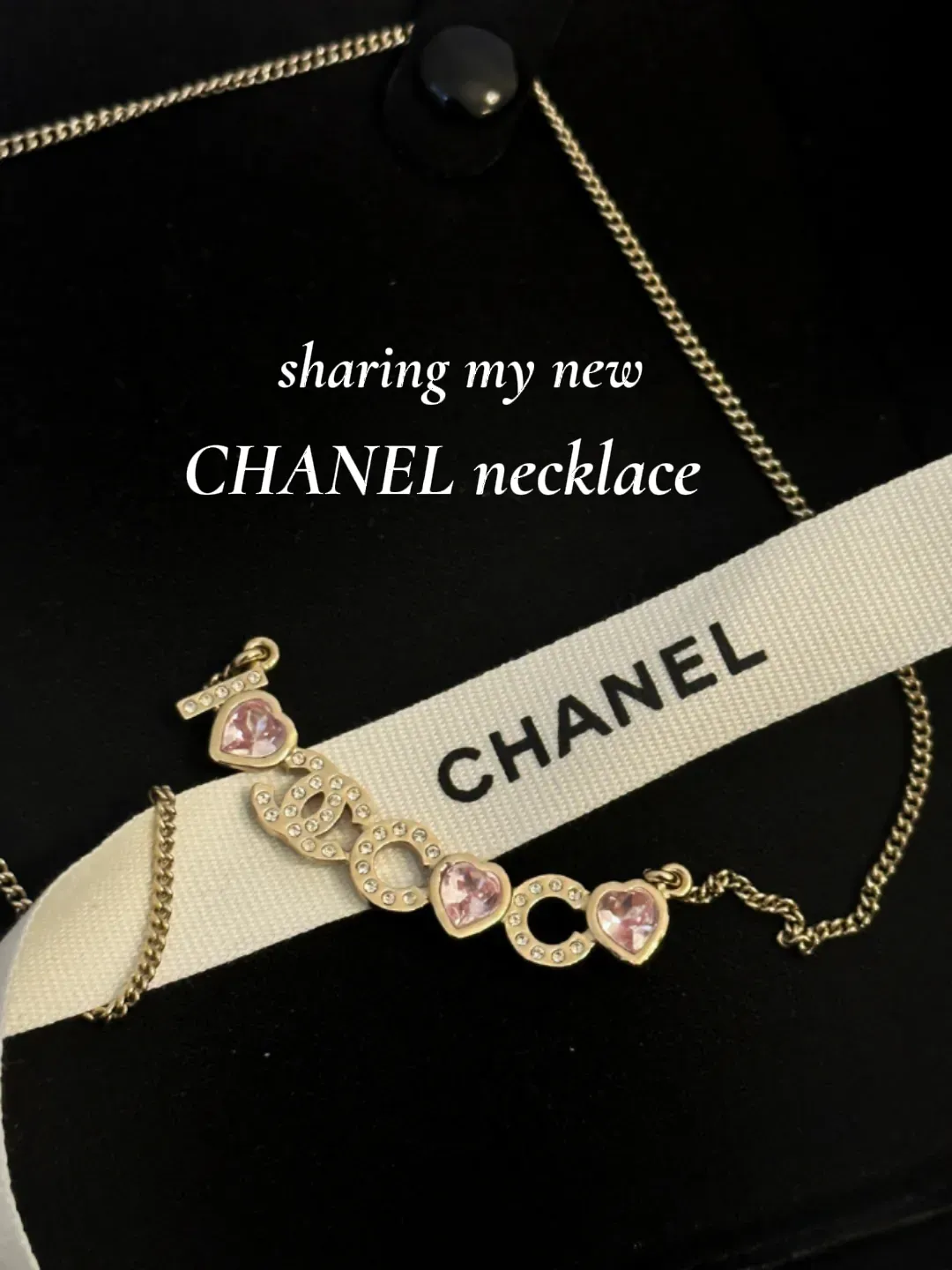 Sharing my new CHANEL Pink Heart necklace, Gallery posted by Madison Leigh