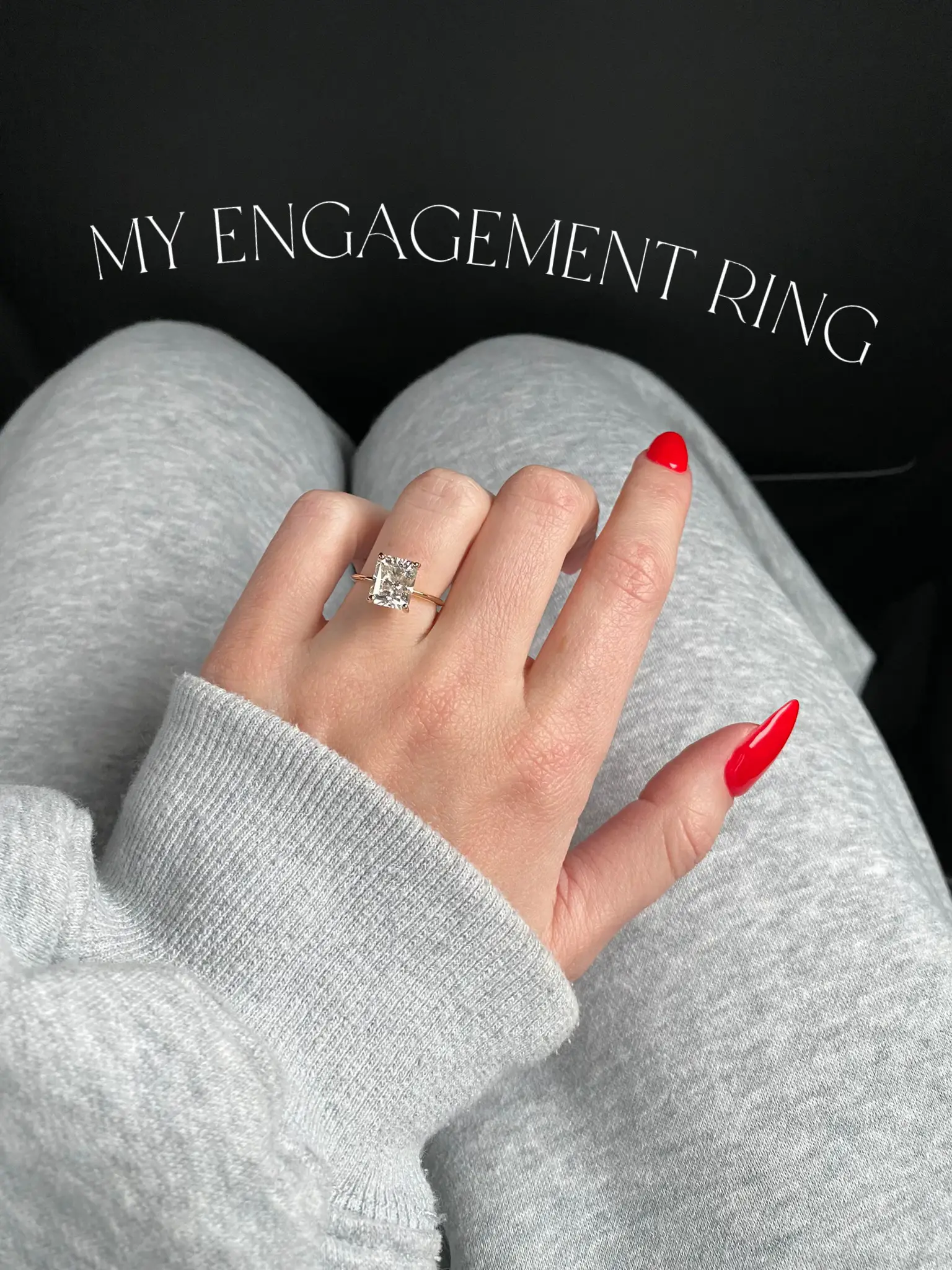 Dream of engagement deals ring on finger