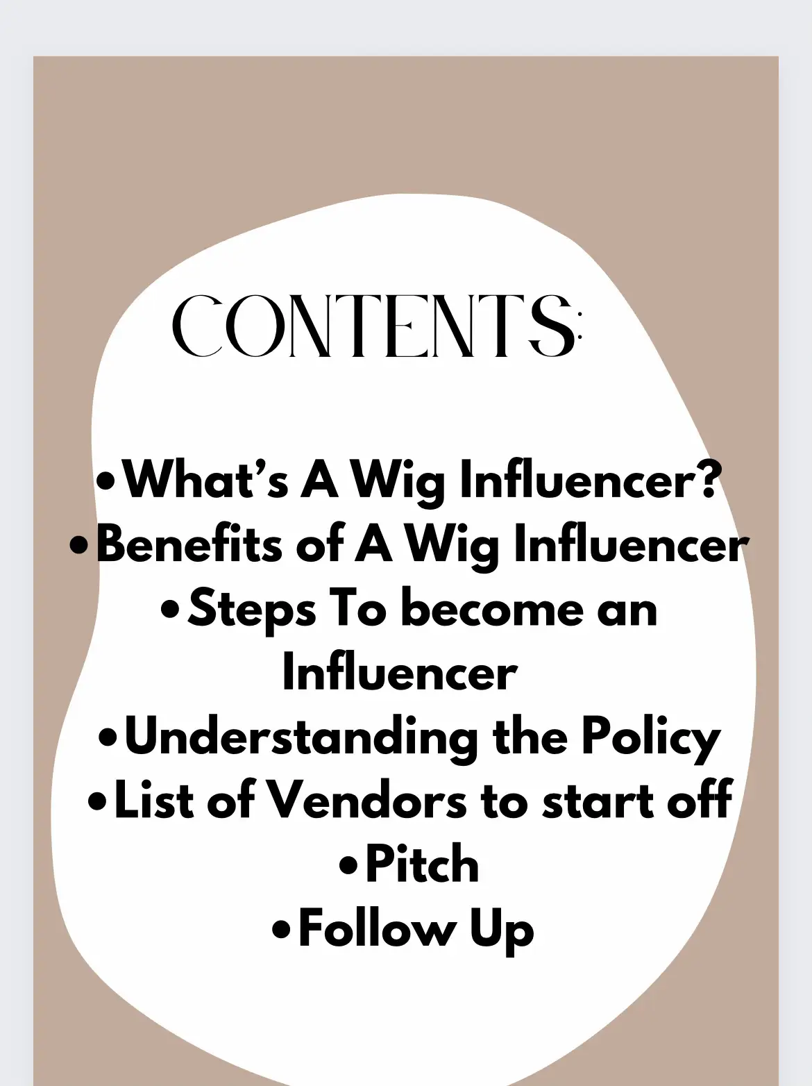 Wig Influencer Pitch Lemon8 Search