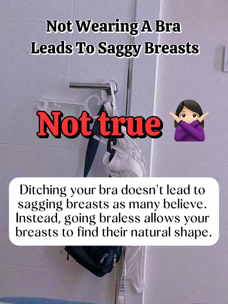 I've got saggy boobs & am proud to go braless - the trick is to