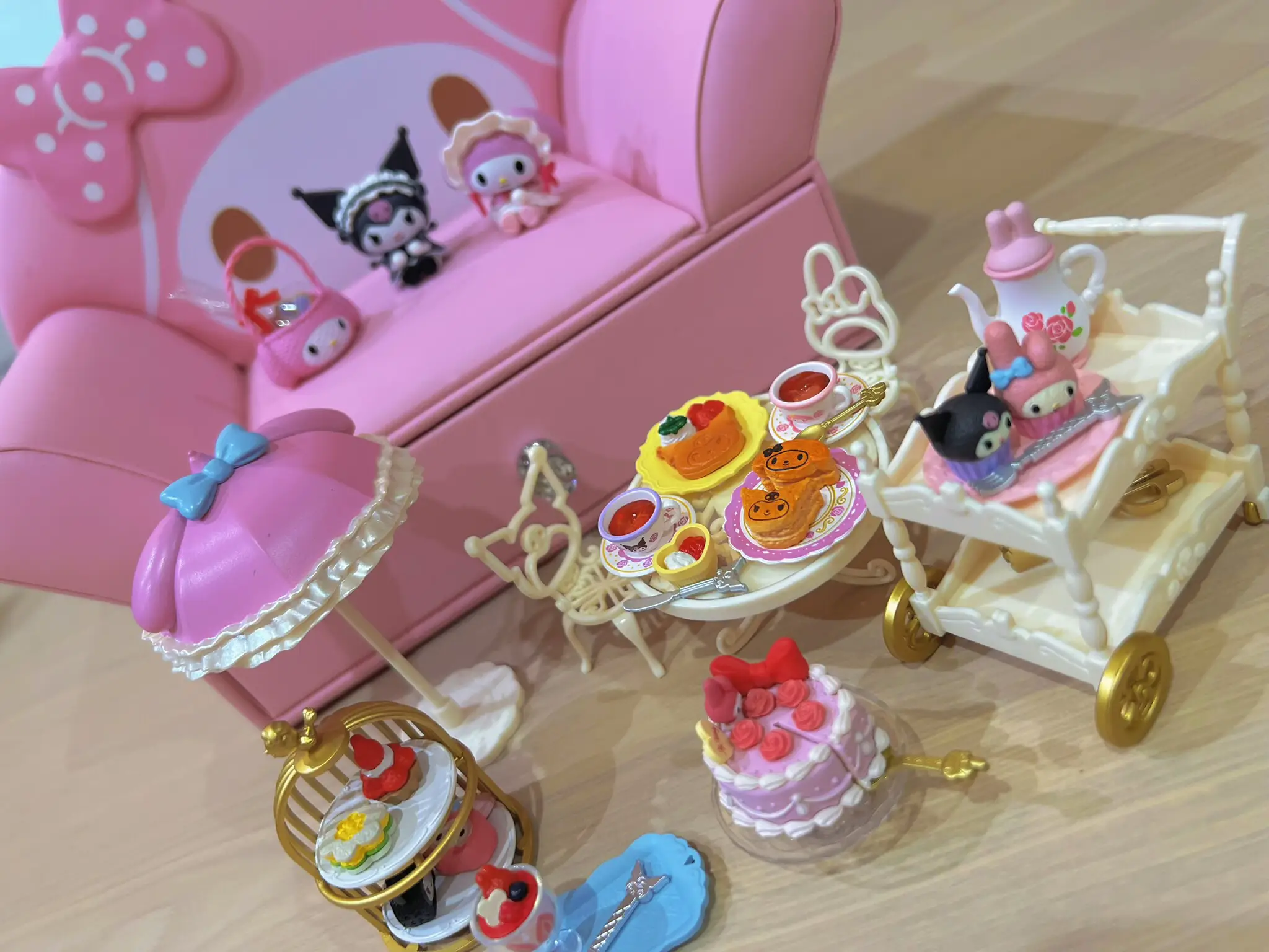 テディベア(ピンク)♡可愛いお茶会 テディベア(ピンク)♡可愛いお茶会