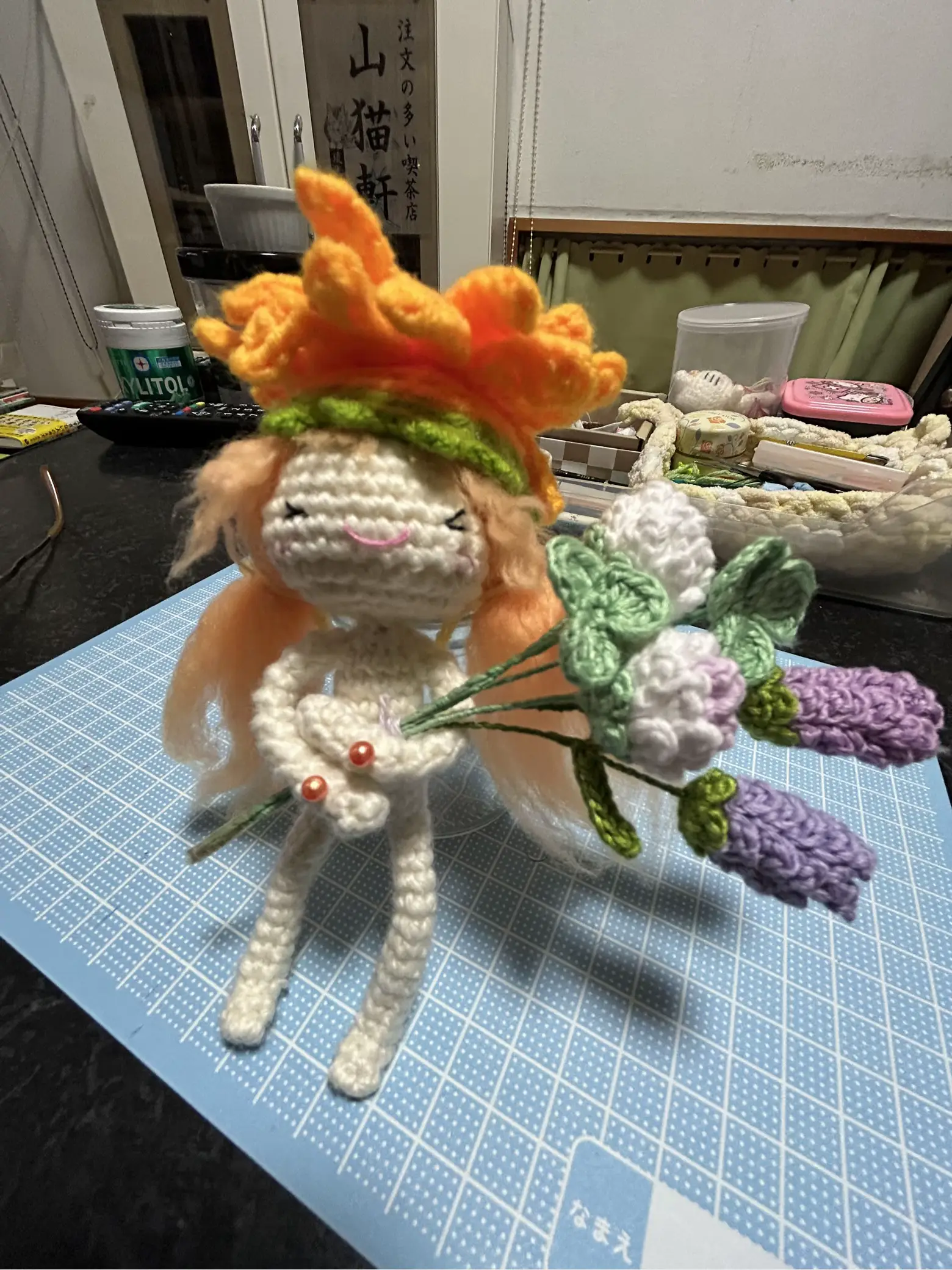 かぎ針編みの妖精あみぐるみの作り方｜裸ボディ＋妖精服アレンジも