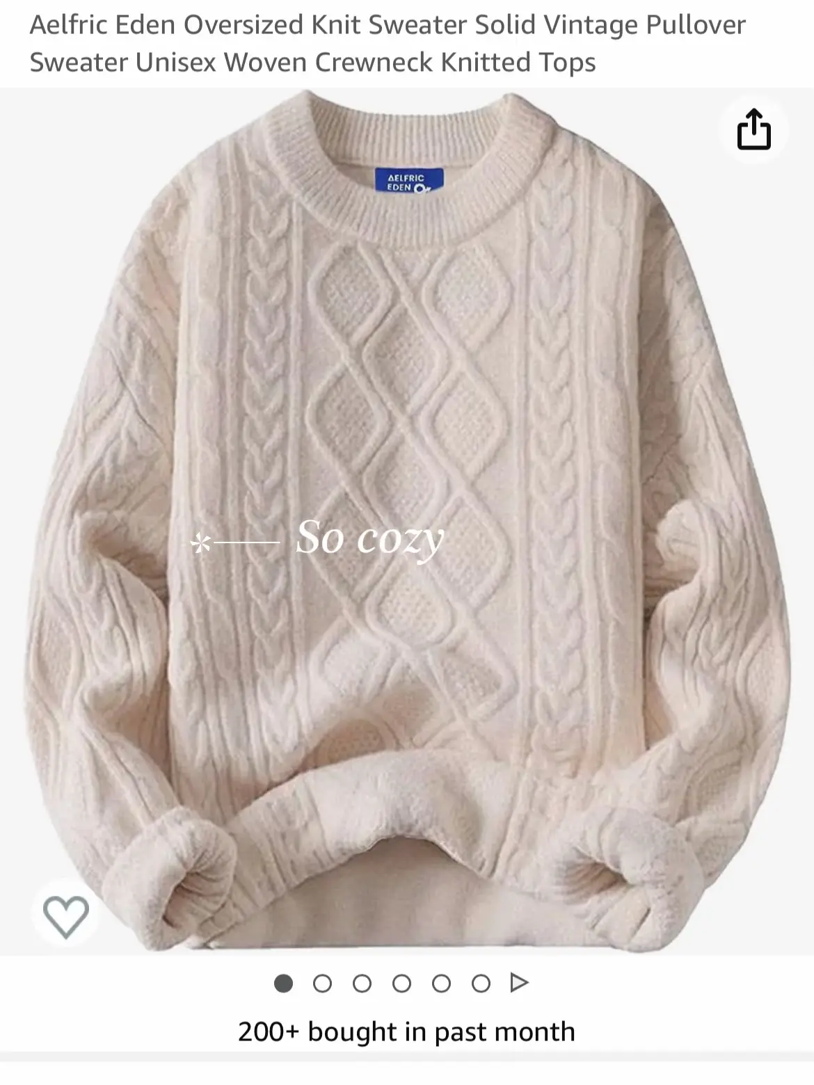 Aelfric Eden Cotton Sweater Medium