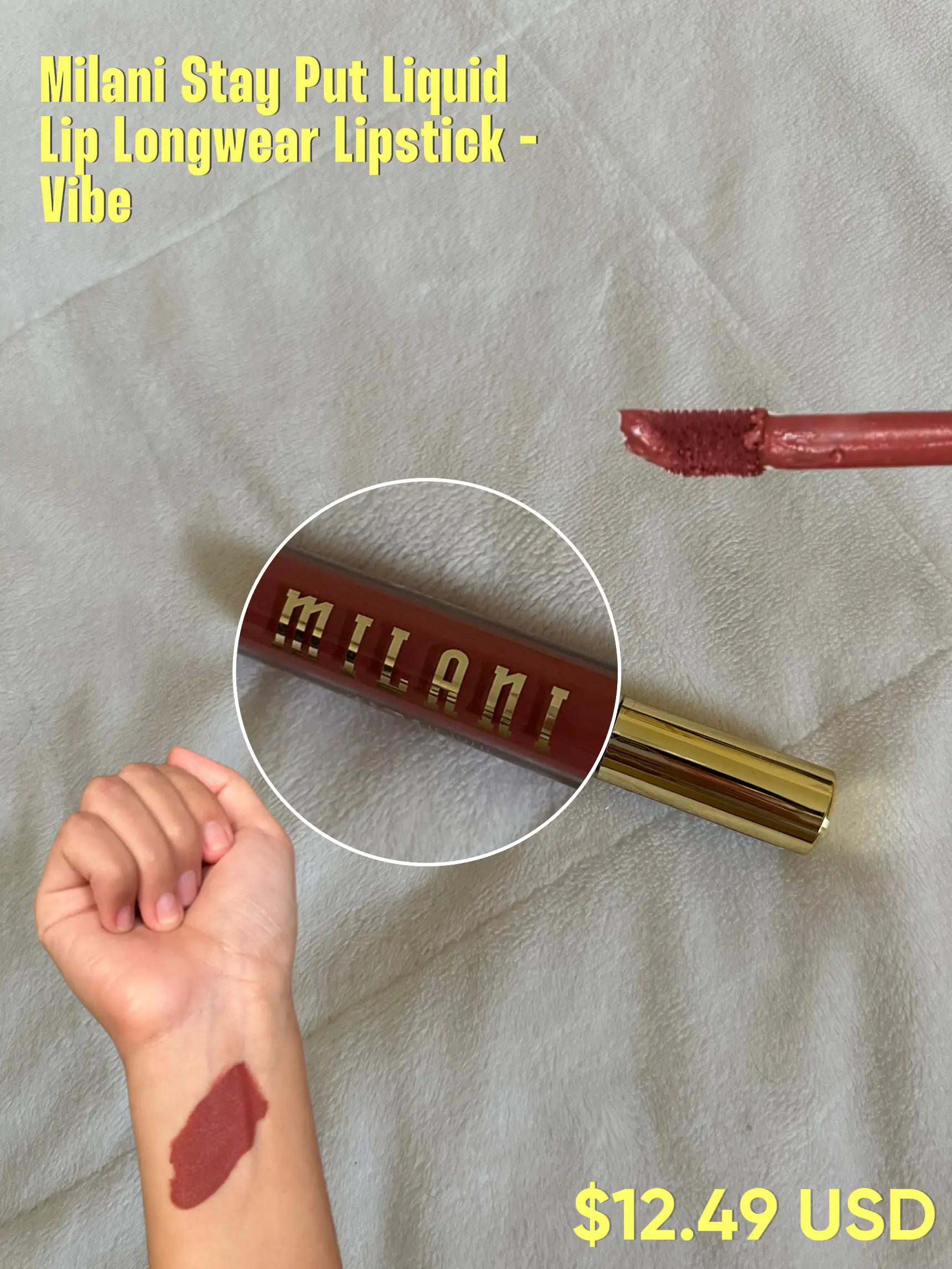 Stay Put Liquid Lip Longwear Lipstick - Milani