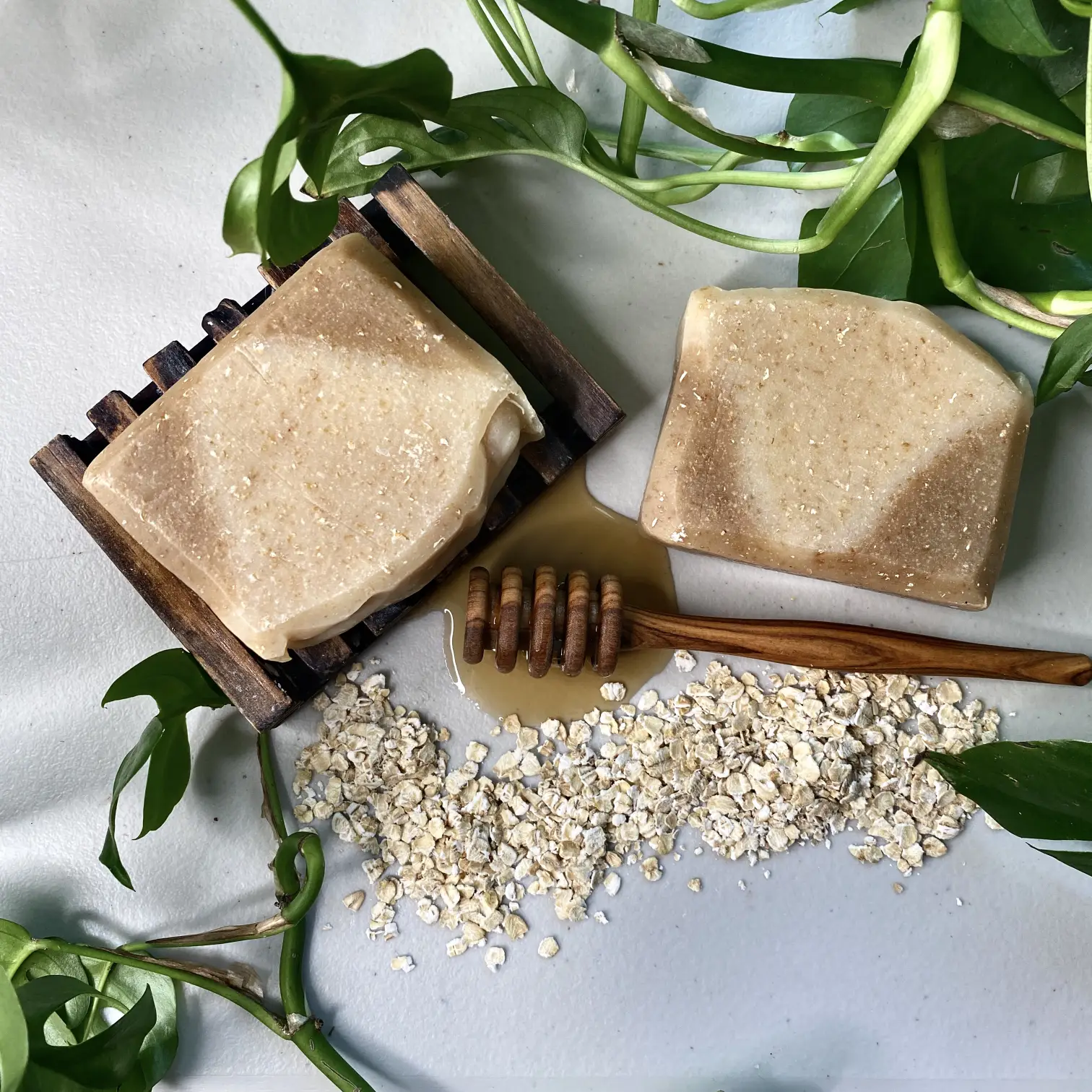 Moisturizing Oatmeal Honey Soap for Dry Skin - The Artisan Life