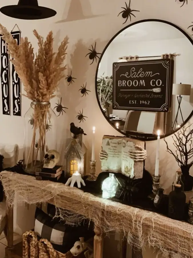 The Floating Branch- Halloween Decor