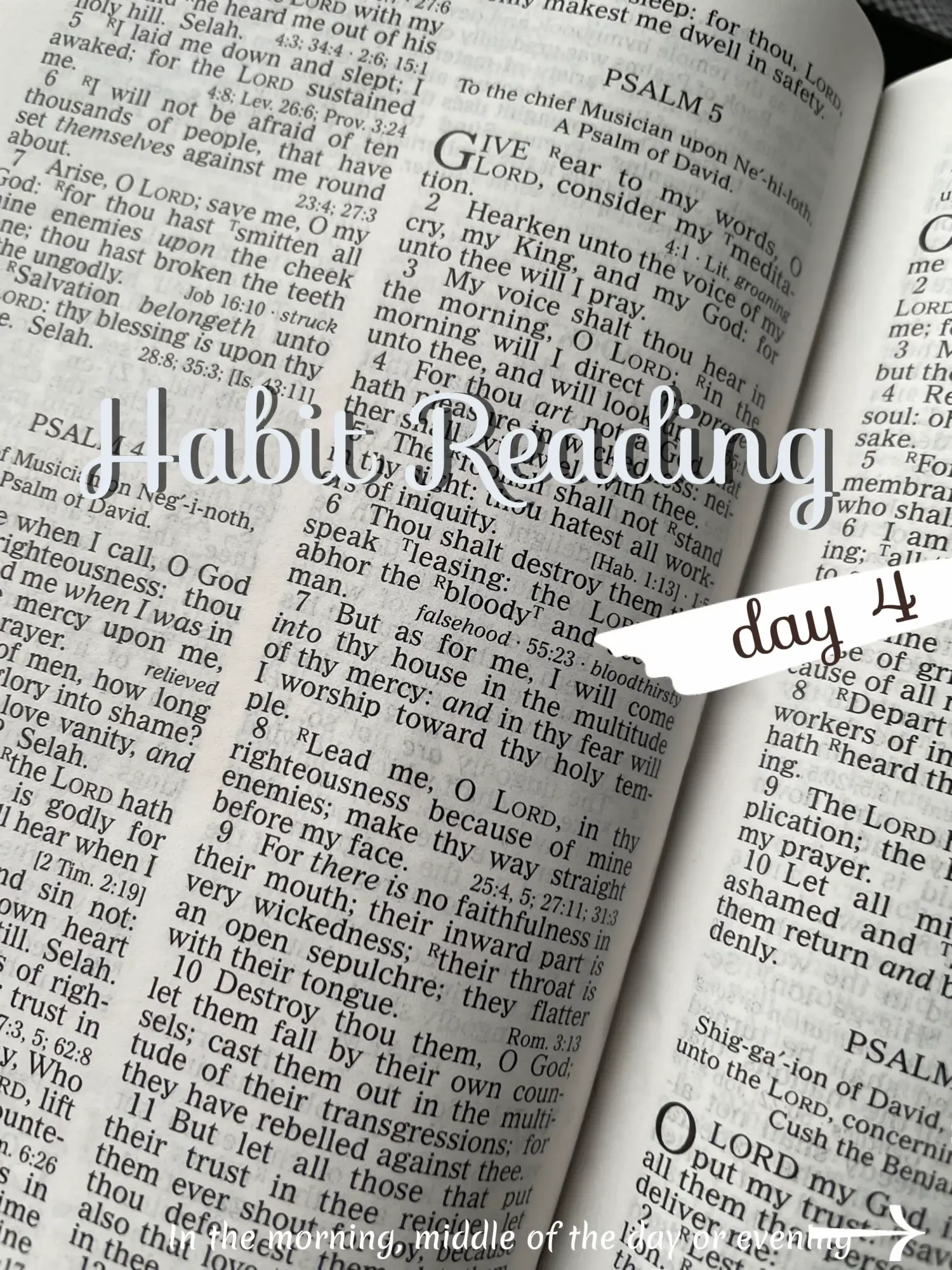 Habit Reading ( Your Bible)! But first a prayer! | Gallery posted