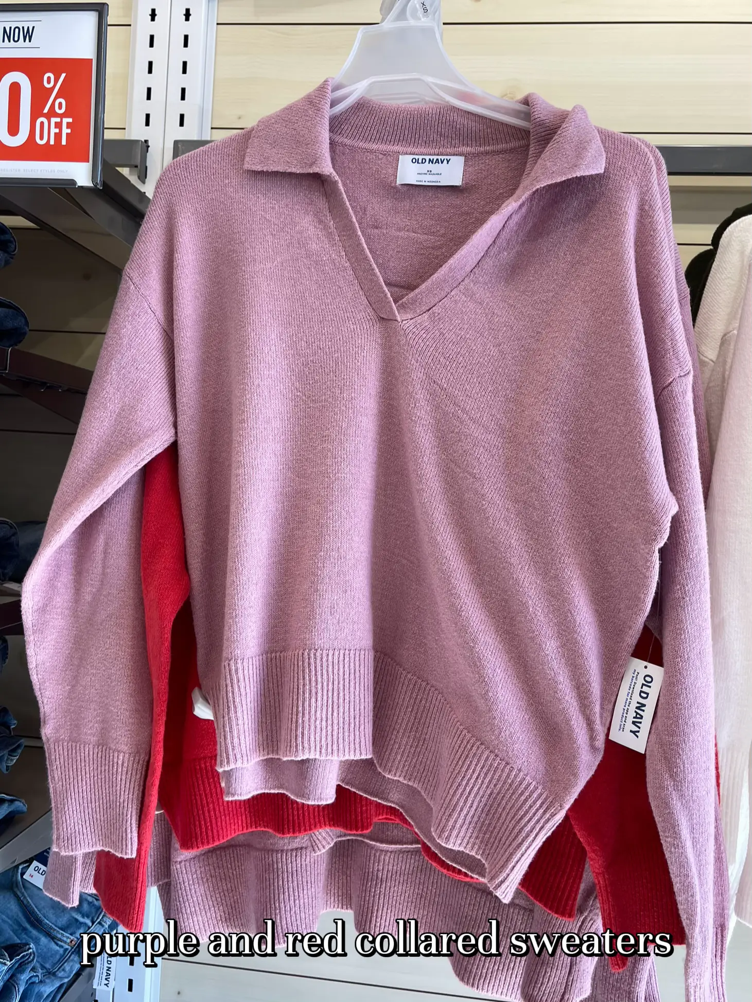 Old navy purple on sale sweater