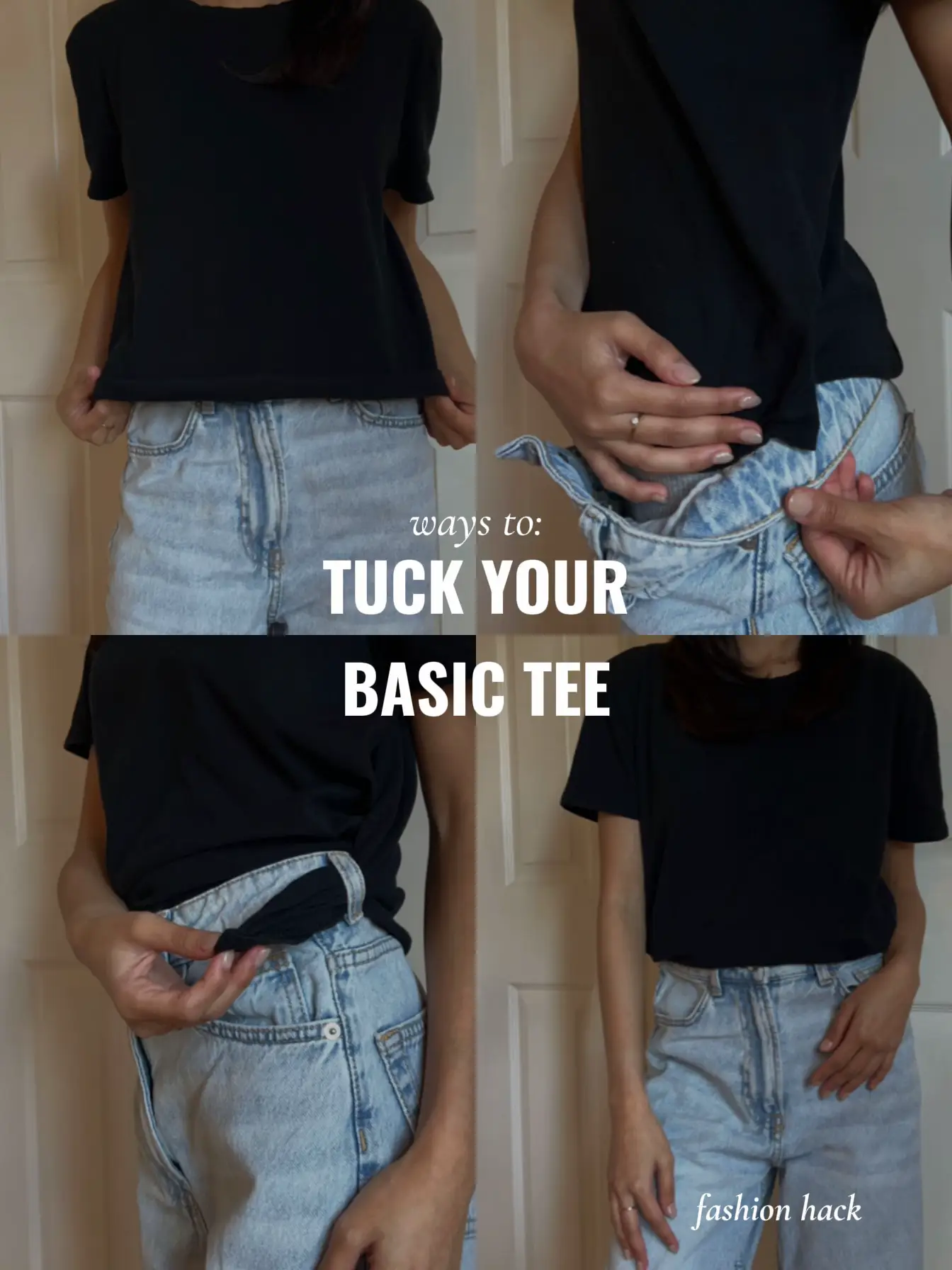 EASIEST HACK TO CROP YOUR T-SHIRT in 10 seconds *just with a BRA* 🤯