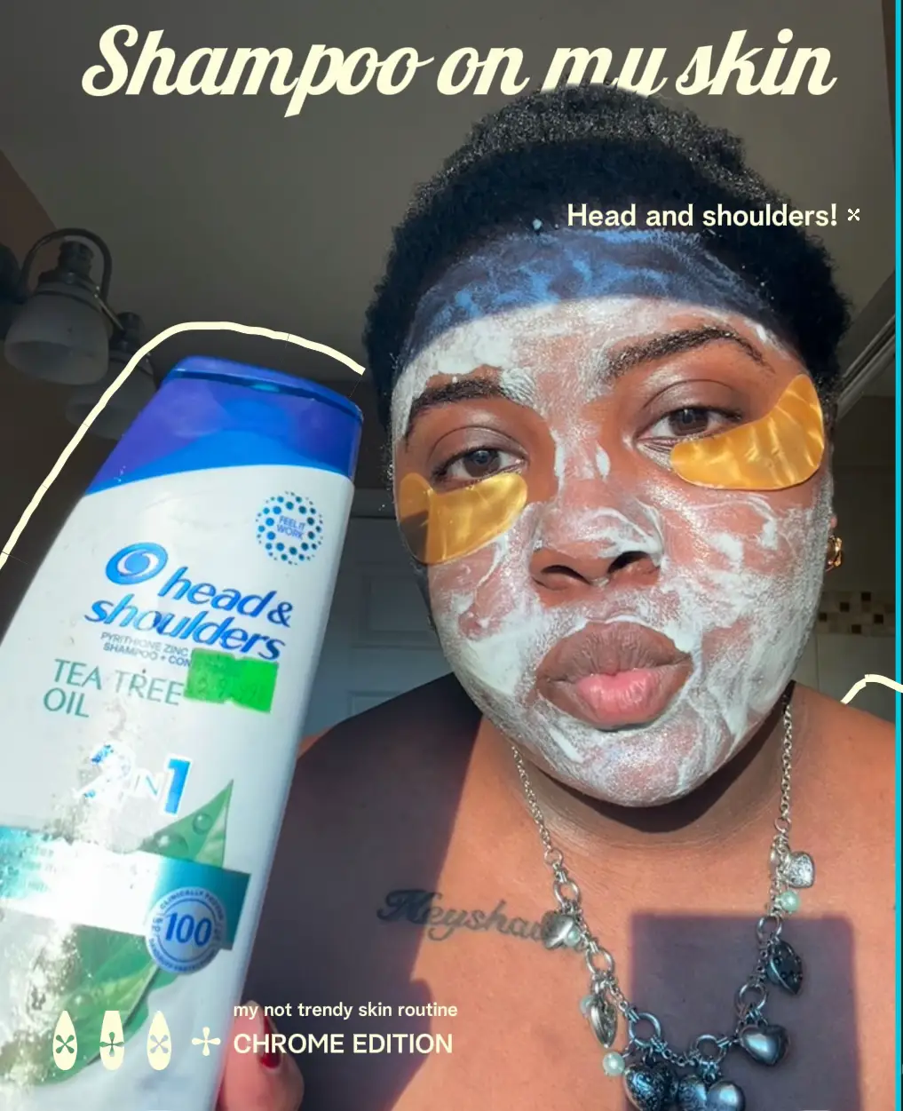 Head and shoulders 2025 shampoo in eye