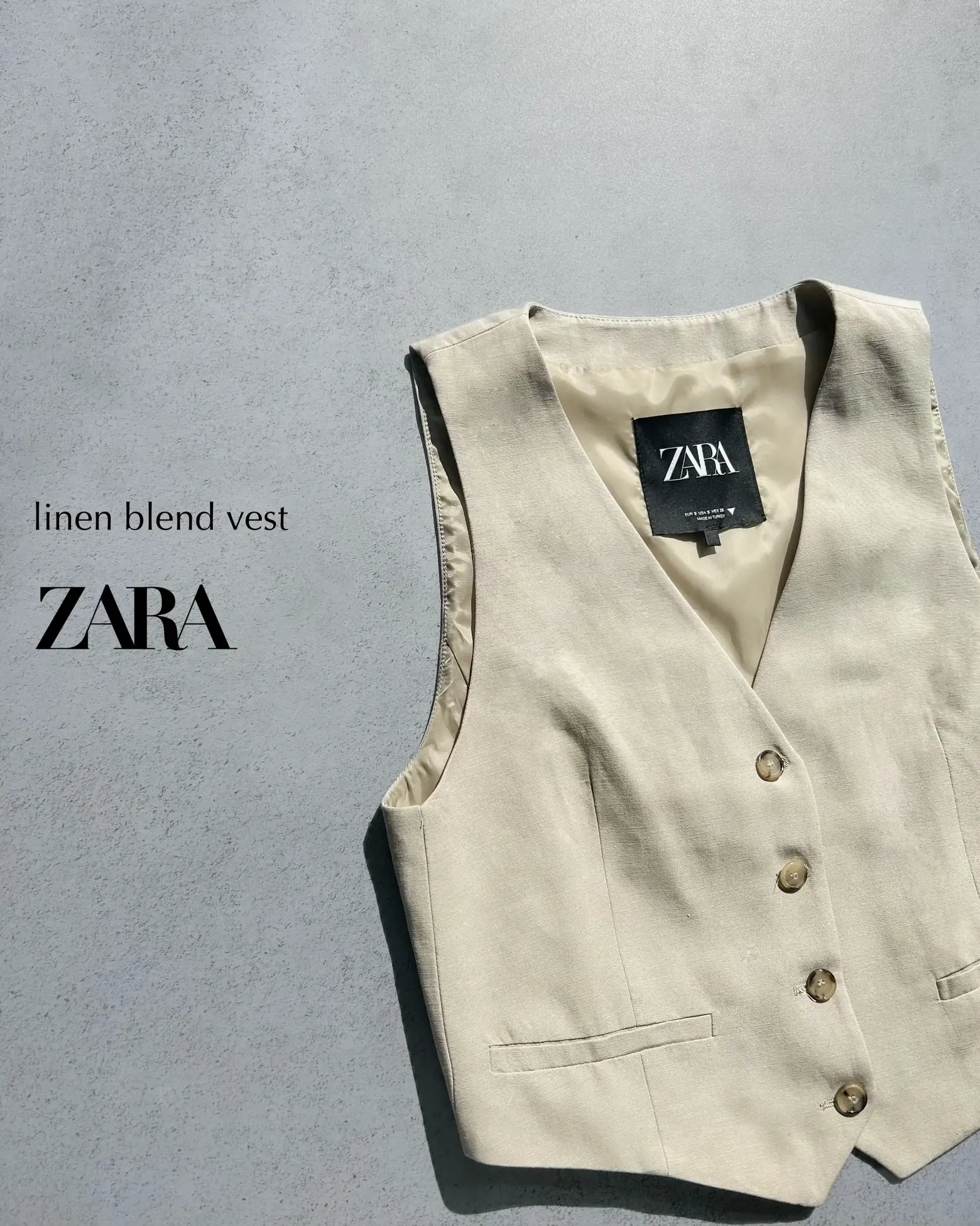 ZARA 】海外っぽコーデになる‼︎シンプルお洒落なベスト