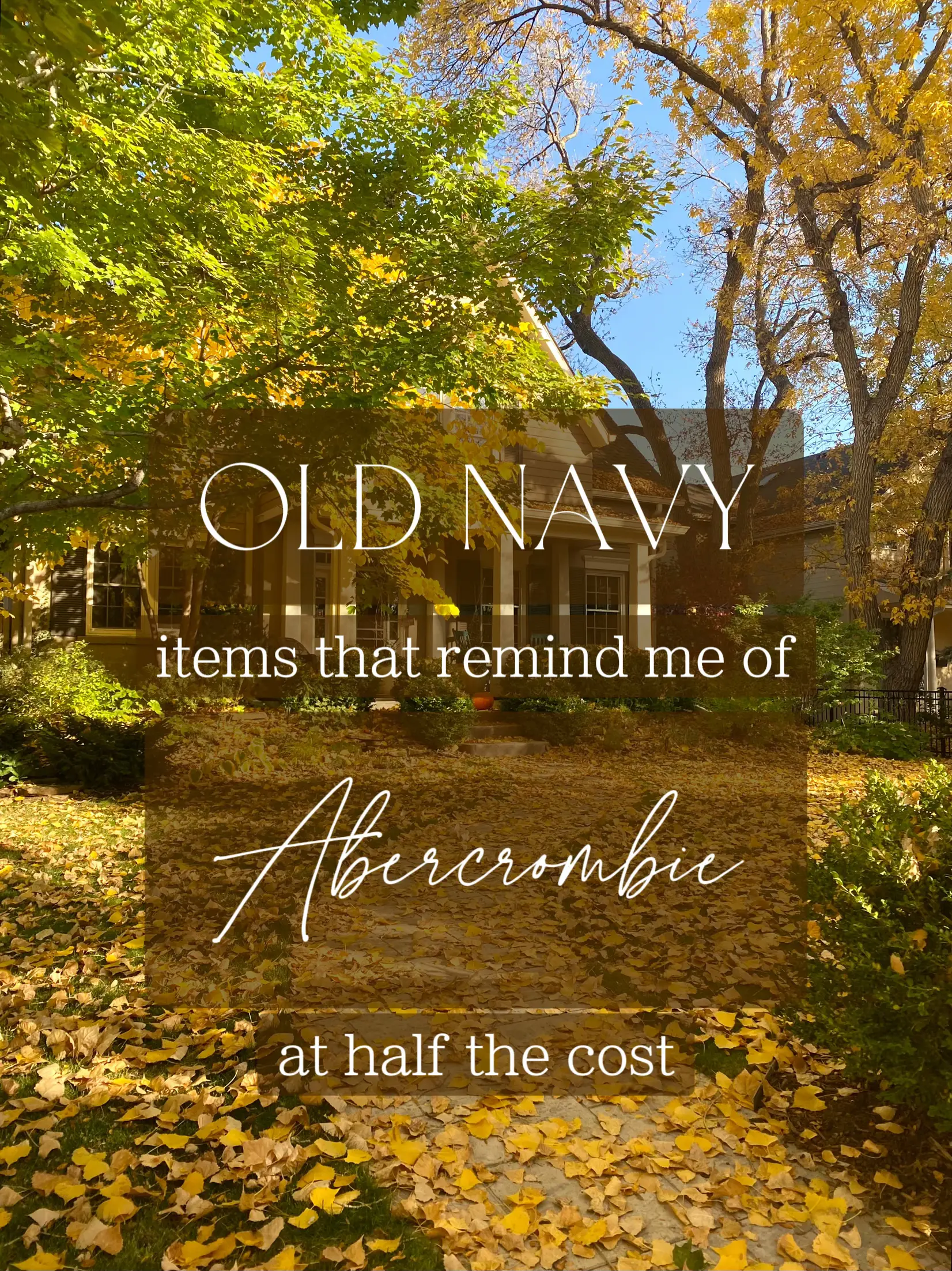 Abercrombie dupes at Old Navy แกลเลอรีที่โพสต์โดย 🌿chloe🌿 Lemon8