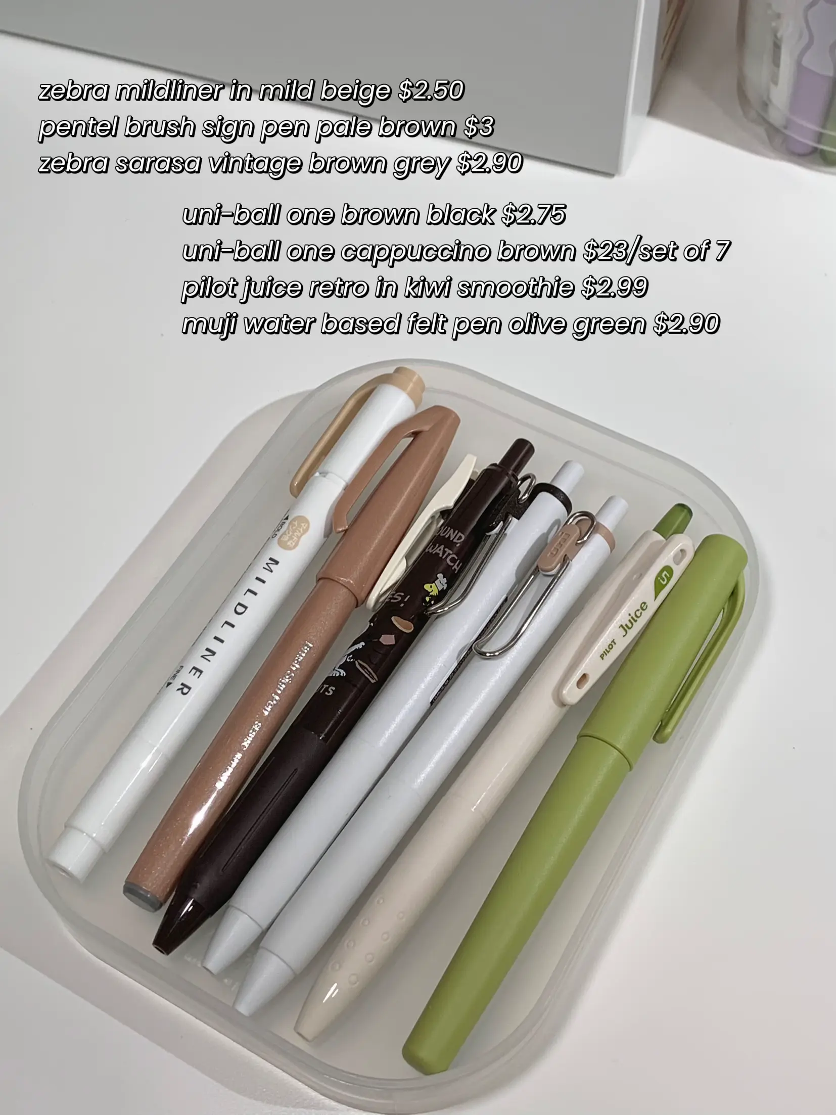  Zebra Pen Journaling Set, Includes 7 Mildliner Highlighters and  7 Sarasa Clip Retractable Gel Ink Pens, Assorted Colors, 14 Pack :  Everything Else