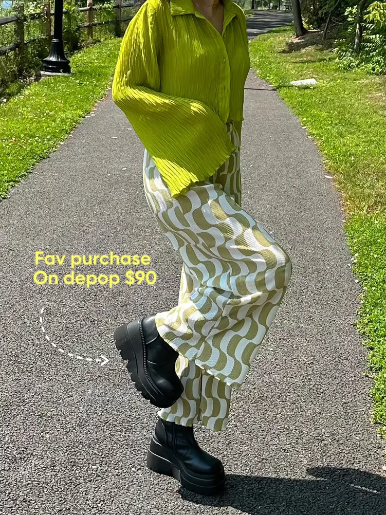 Green outfit inspo, ootd fully thrifted