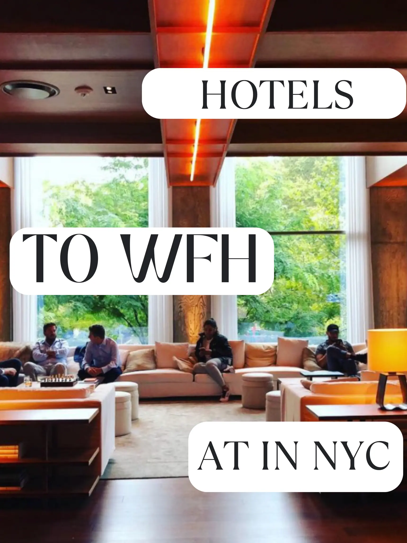 Hotels to WFH at in NYC 📝 's images