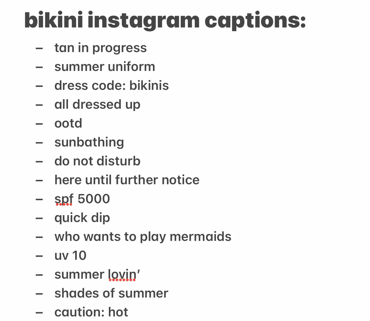 The Best Bikini Captions for Your Instagram Posts Lemon8 Search