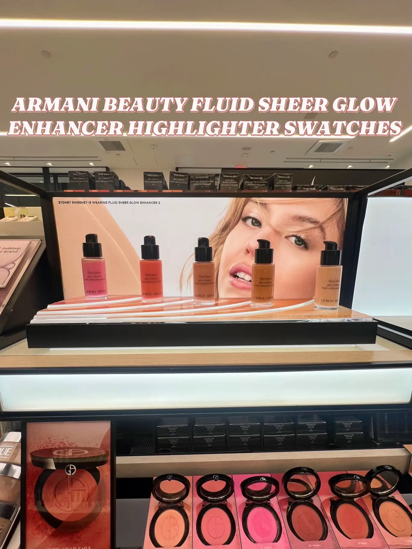 ARMANI BEAUTY FLUID SHEER ENHANCER SWATCHES Gallery posted by