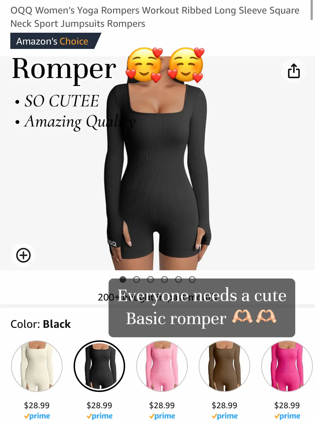 Unitard Romper for Women 1 Piece Yoga Rompers Workout Ribbed Square Neck  Sport Jumpsuits Boyshorts Surf Sport