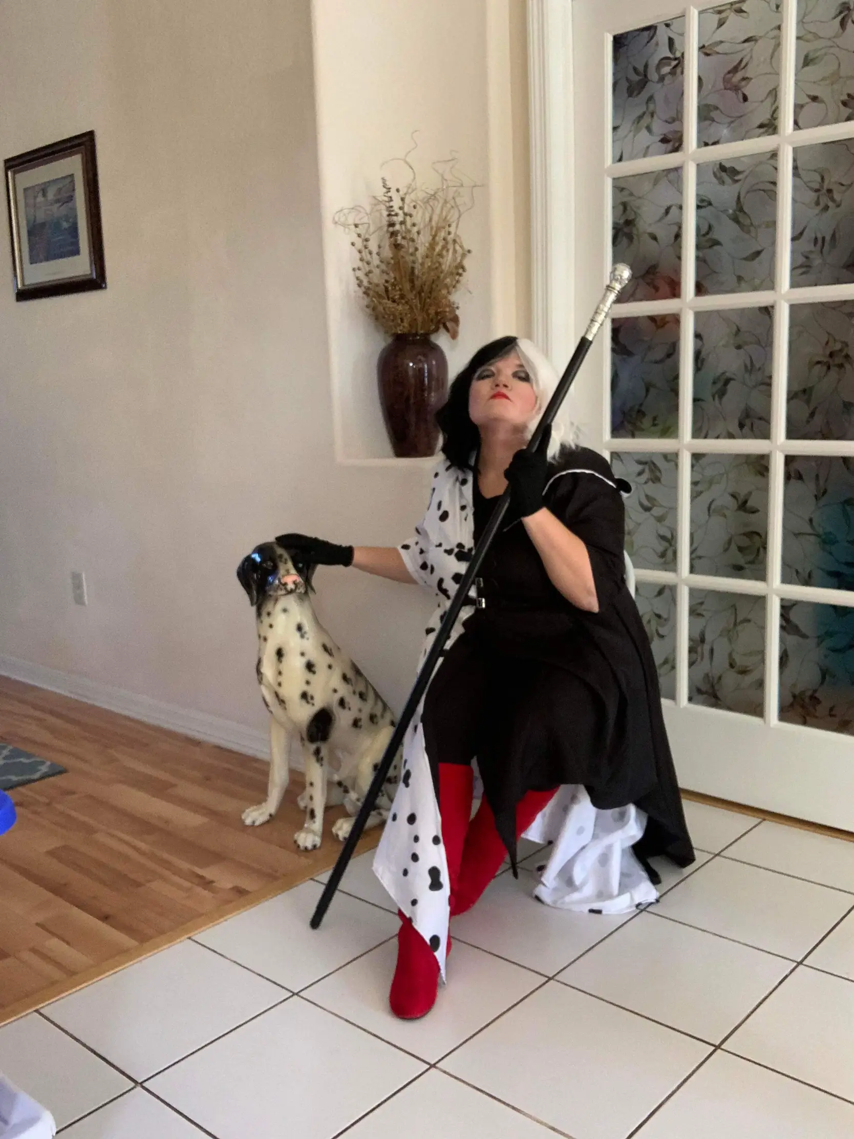 Cruella de vil and puppy clearance costume