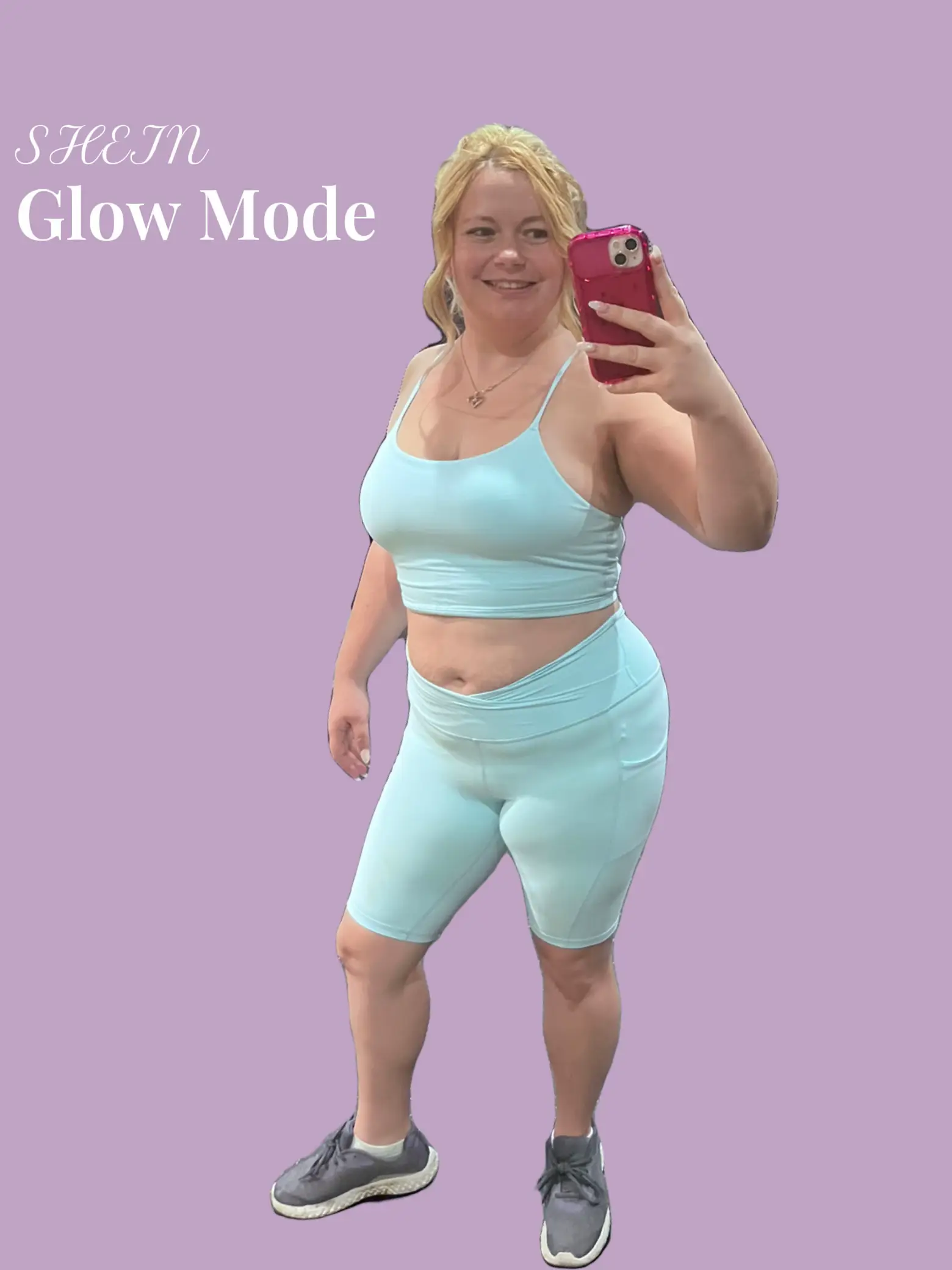 Shein haul from their activewear line Glowmode 💛 the softest pieces @