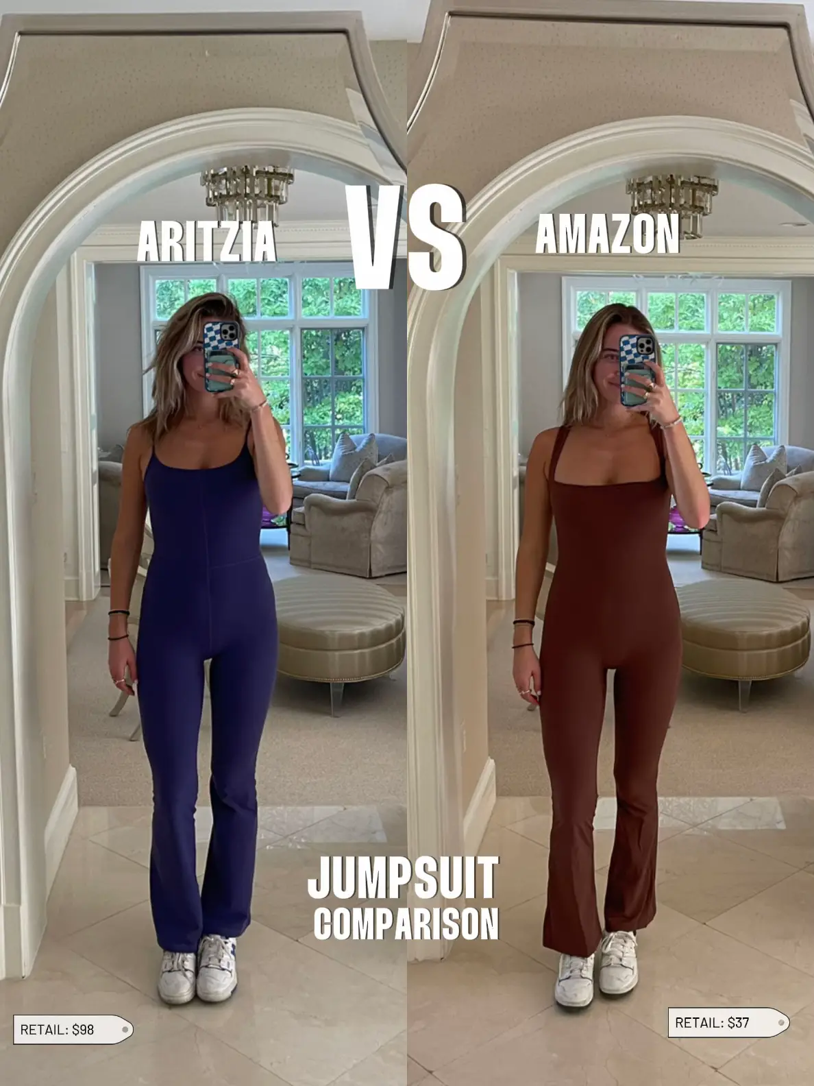 TRYING ON THE ARITZIA DIVINITY JUMPSUIT