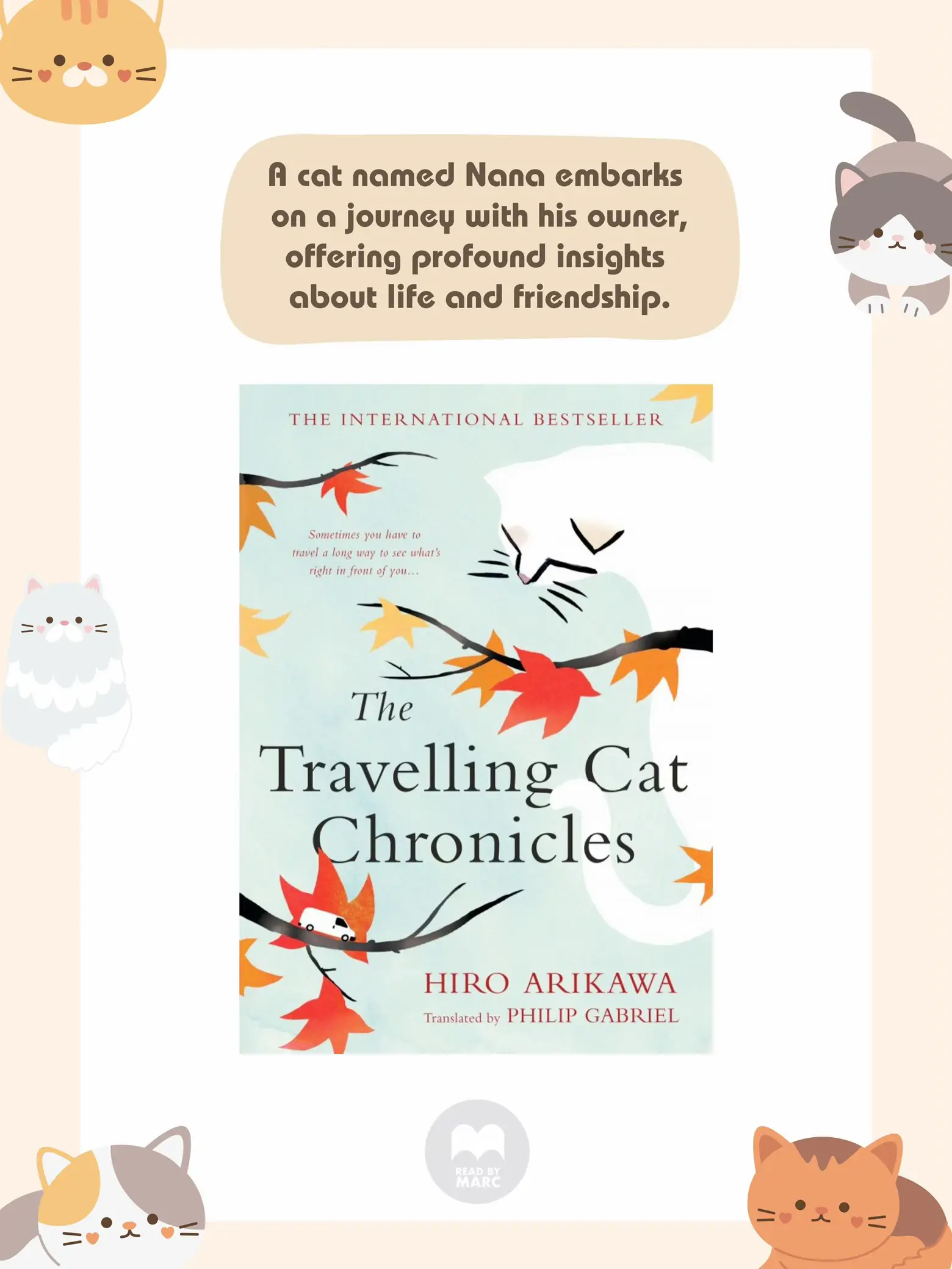 The Travelling Cat Chronicles: The uplifting million-copy bestselling  Japanese translated story : Arikawa, Hiro, Gabriel, Philip: : Libri