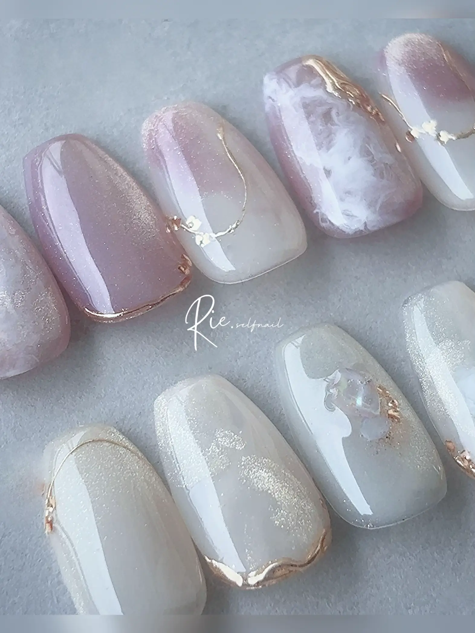 初春?淡色マグニュアンス✨ | Rie＊セルフネイルが投稿したフォト 