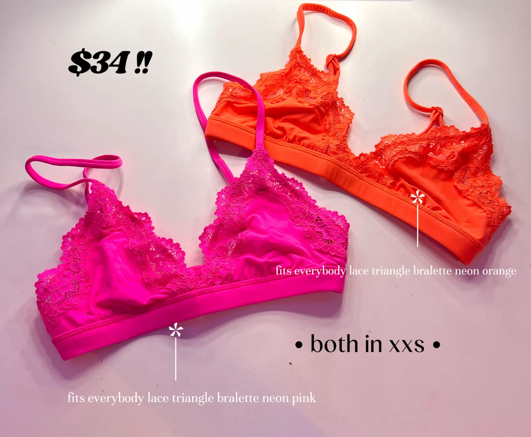 FITS EVERYBODY LACE TRIANGLE BRALETTE