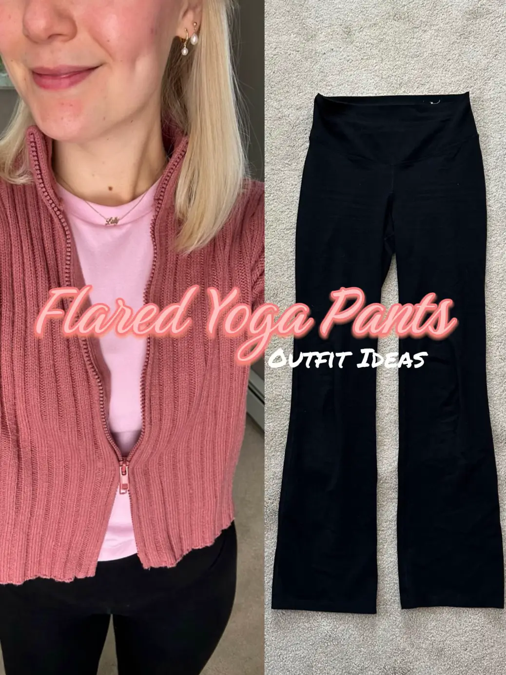 Alo Yoga Flare Pants Red Size M - $55 - From Marissa