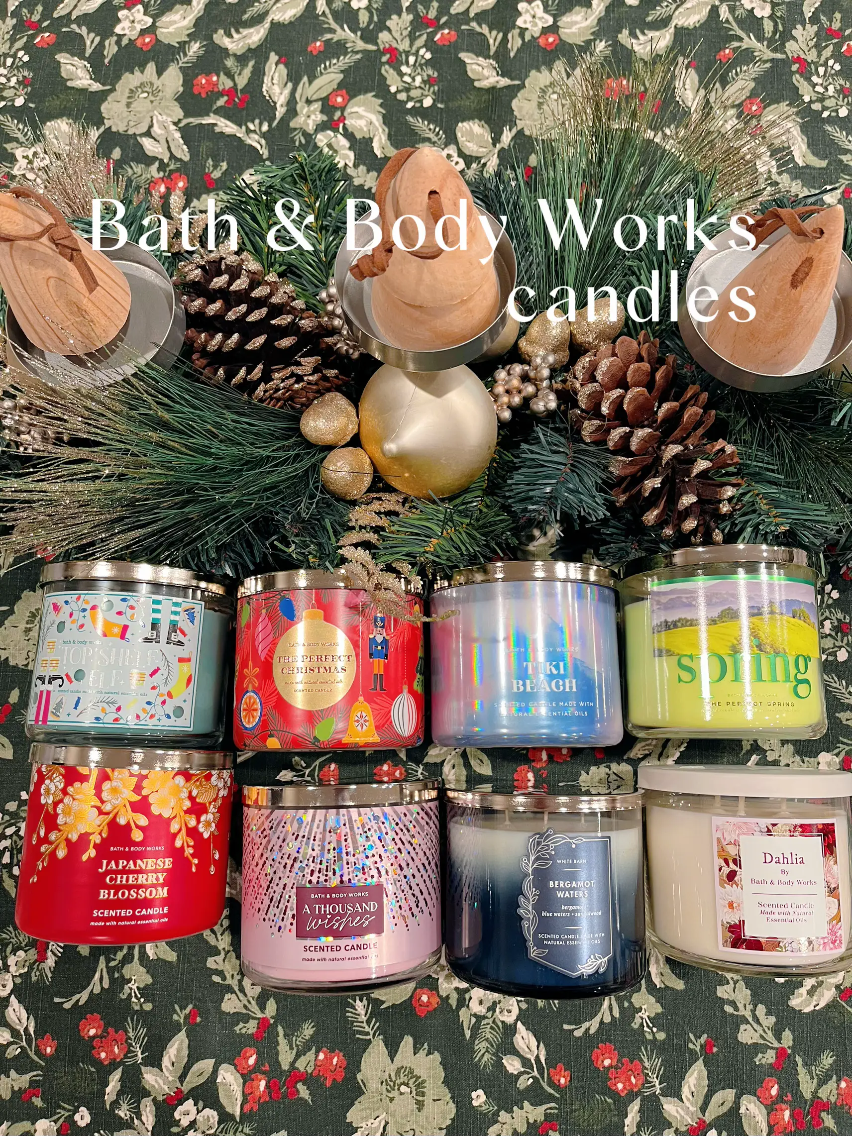 Natural beautiful #Christmas #candles.