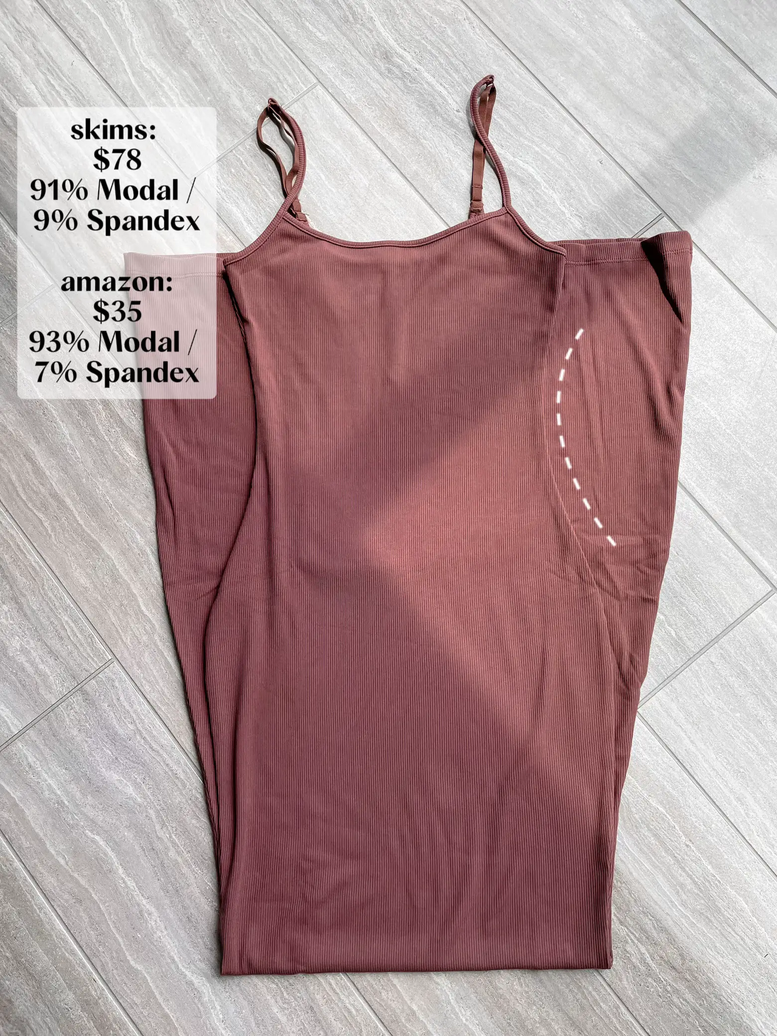 Ribbed Cami Crop Top (6 Pack) - 92% Nylon / 8% Spandex - Size Run