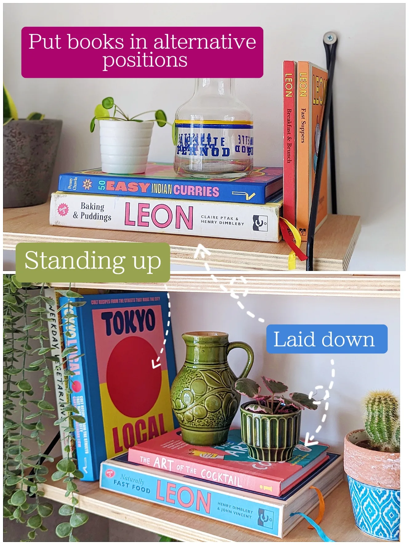 4 QUICK WAYS TO STYLE YOUR BOOKS