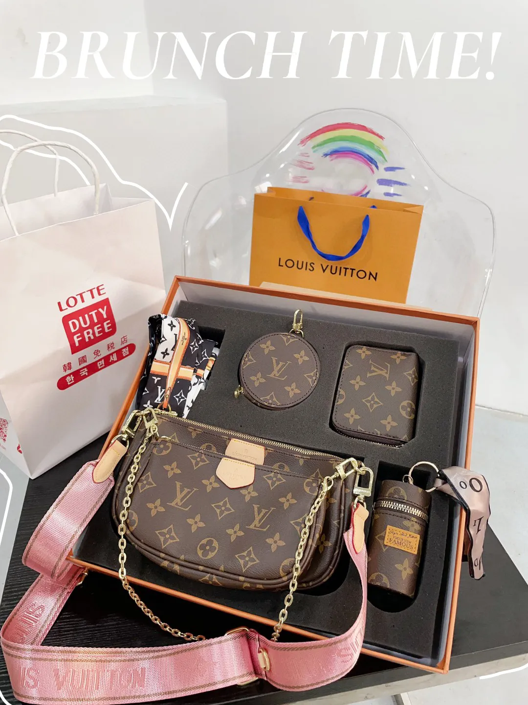 タイムセール中⏰ 美品✨ルイヴィトン ダミエ ボディーバッグ フォーム