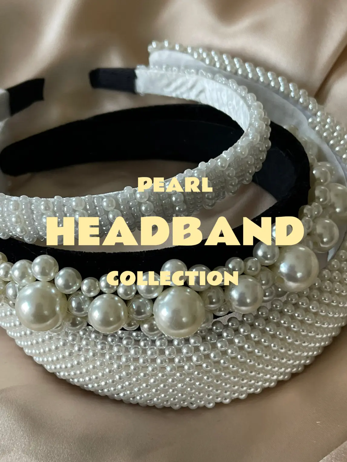 White Pearl Headband, Plush Vintage Hair Band, Pearls Head Band, Women  Headband, Boho Turban Knot Headband -  UK
