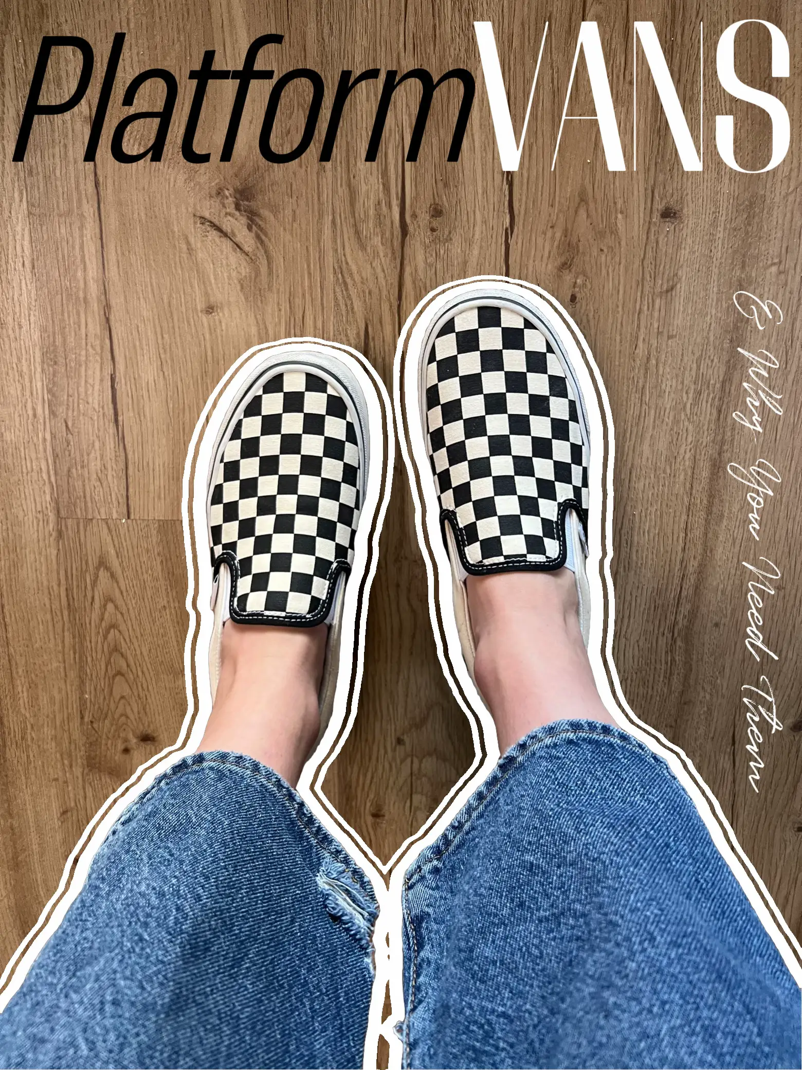 vans platform corde