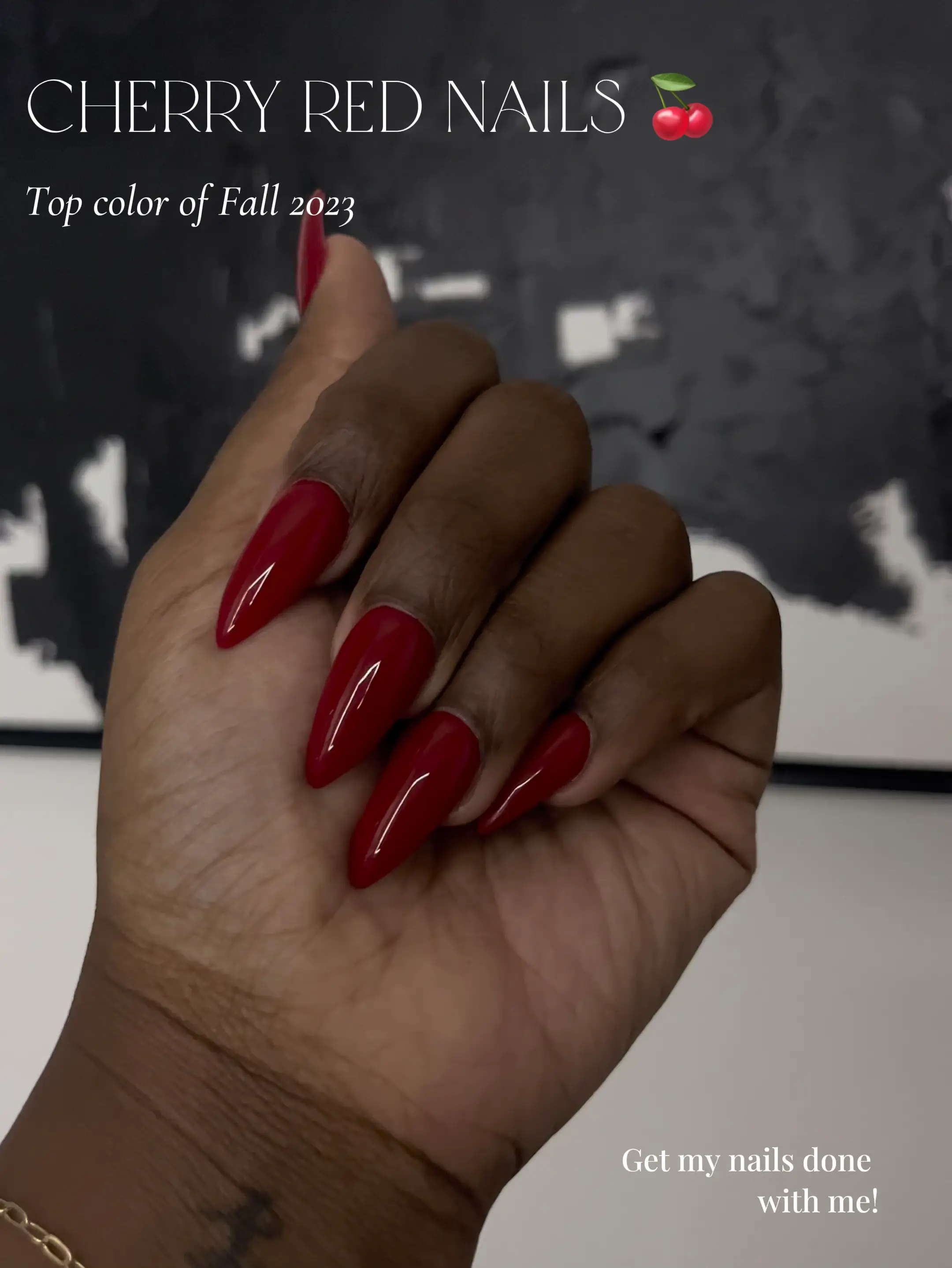 Nail Day: THE Color of the Season 🍁🍒