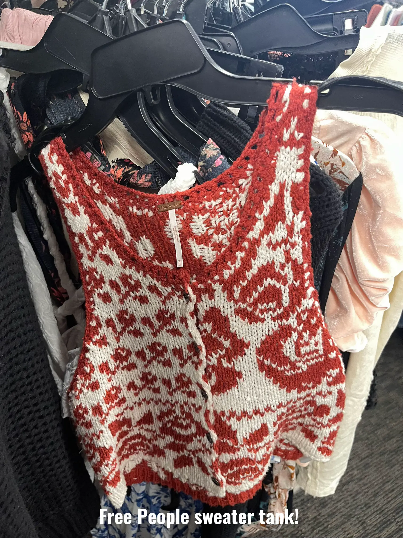 Free people hot sale sweater tank