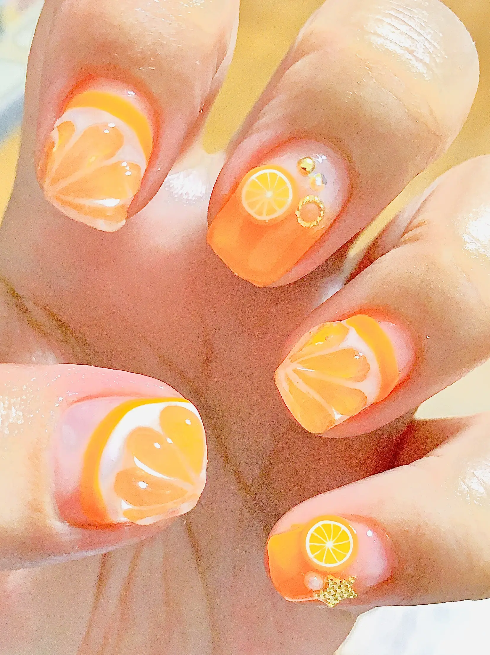 オレンジ🍊ネイル💖 | アズNAIL🍓♡が投稿したフォトブック | Lemon8