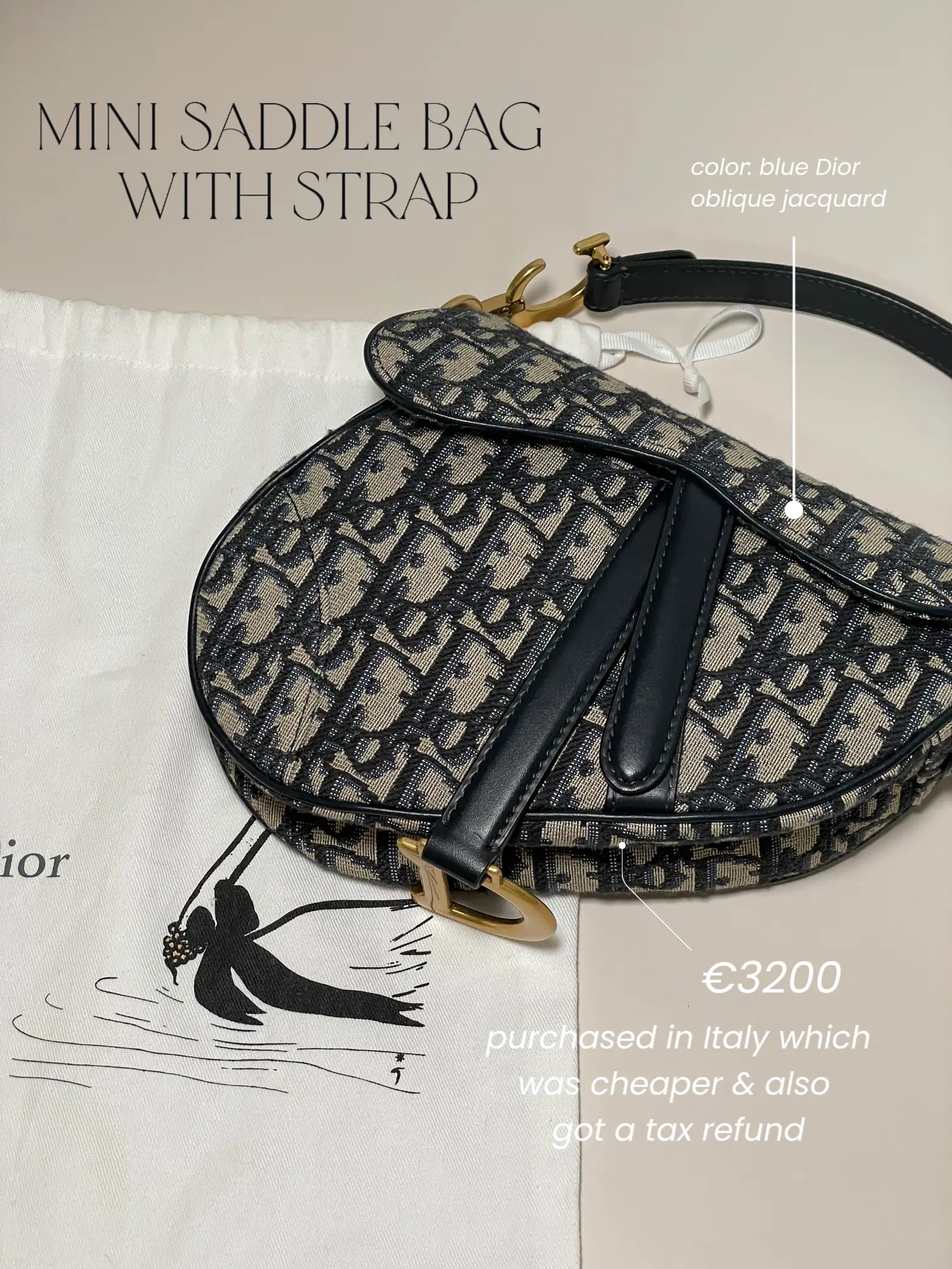 Dior Super-Sizes Saddle Bag Into Maxi