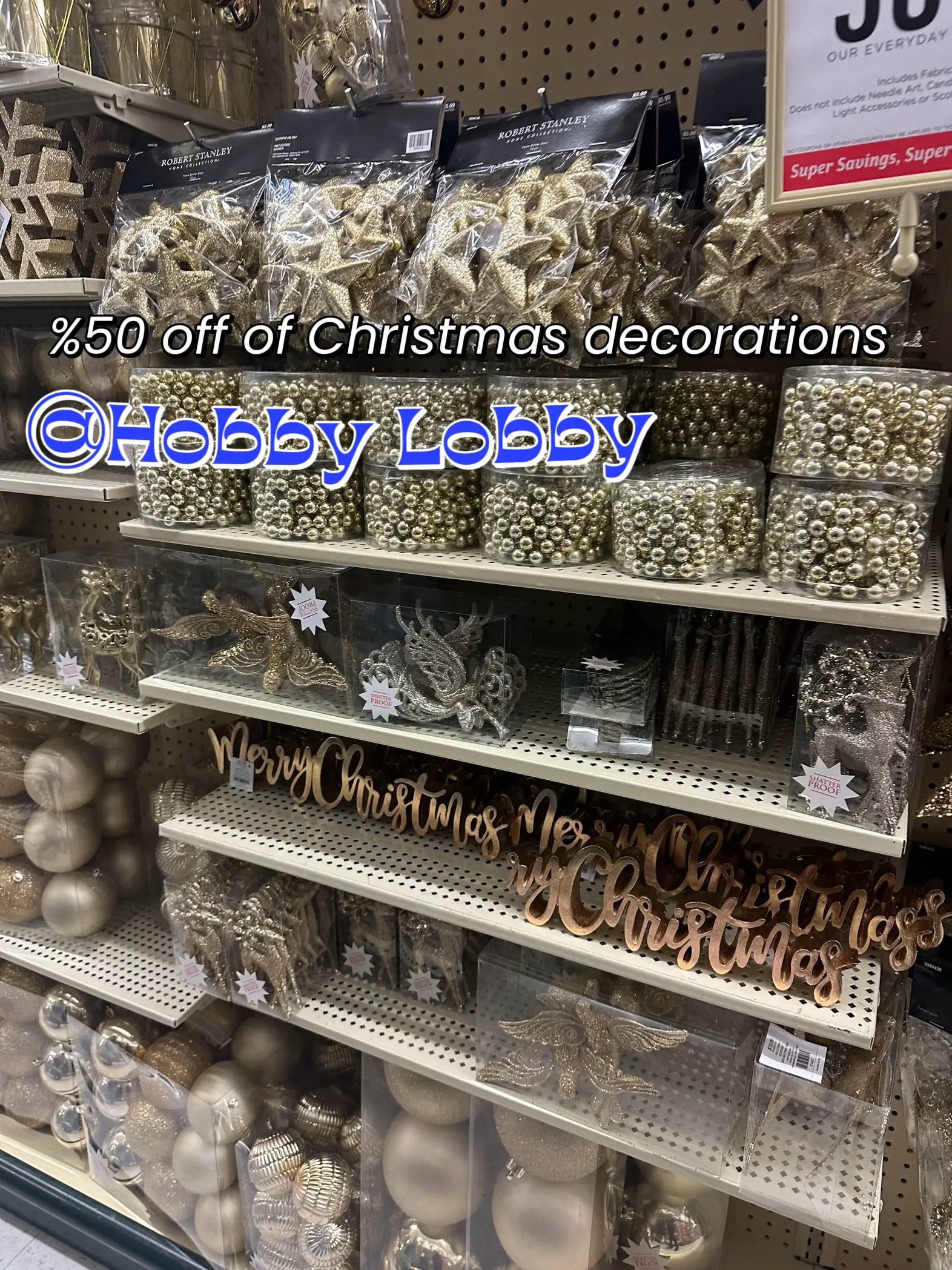 Hobby Lobby Robert Stanley Home Collection 50% Off Christmas Glass  Ornaments #hobbylobbychristmas 