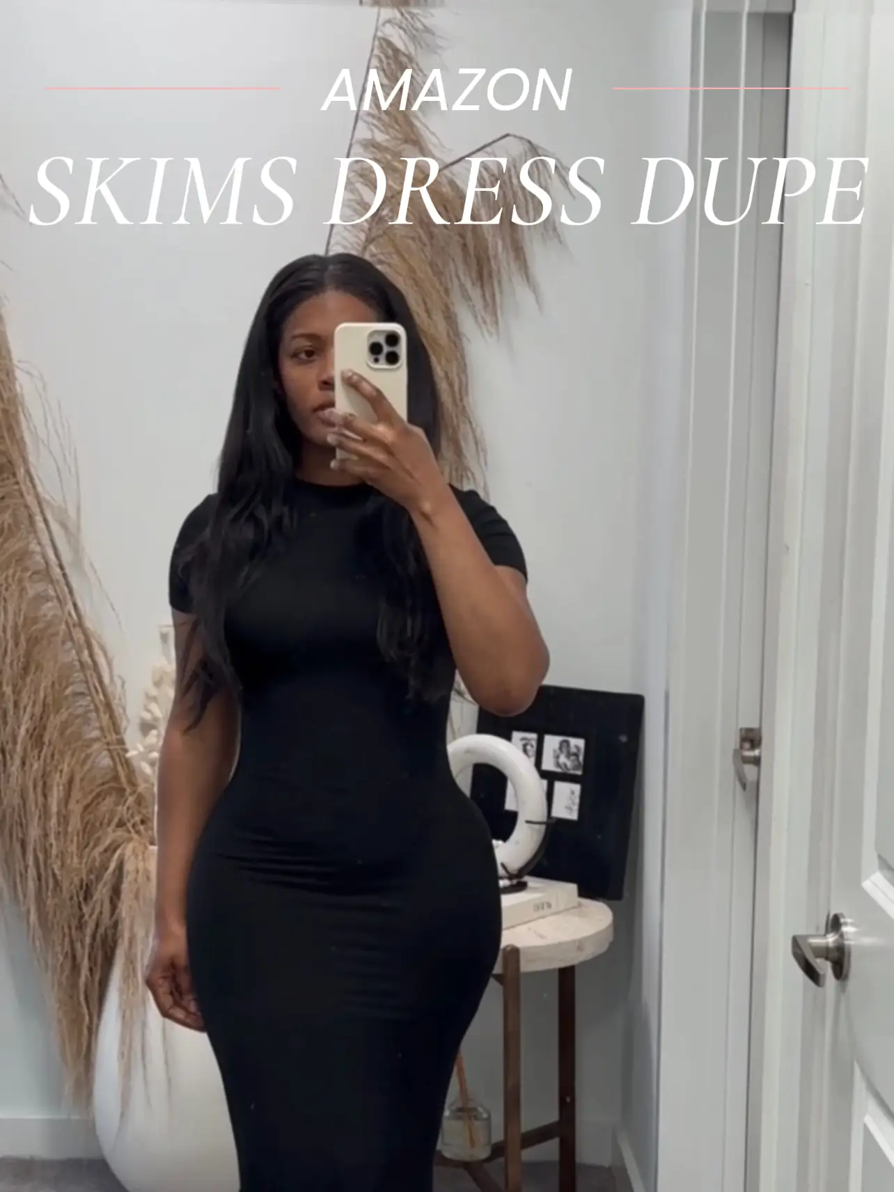 skims dress dupe! Linked in my storefront in bio