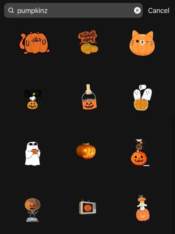 Variety of Halloween stickers for different themes - Lemon8 Search