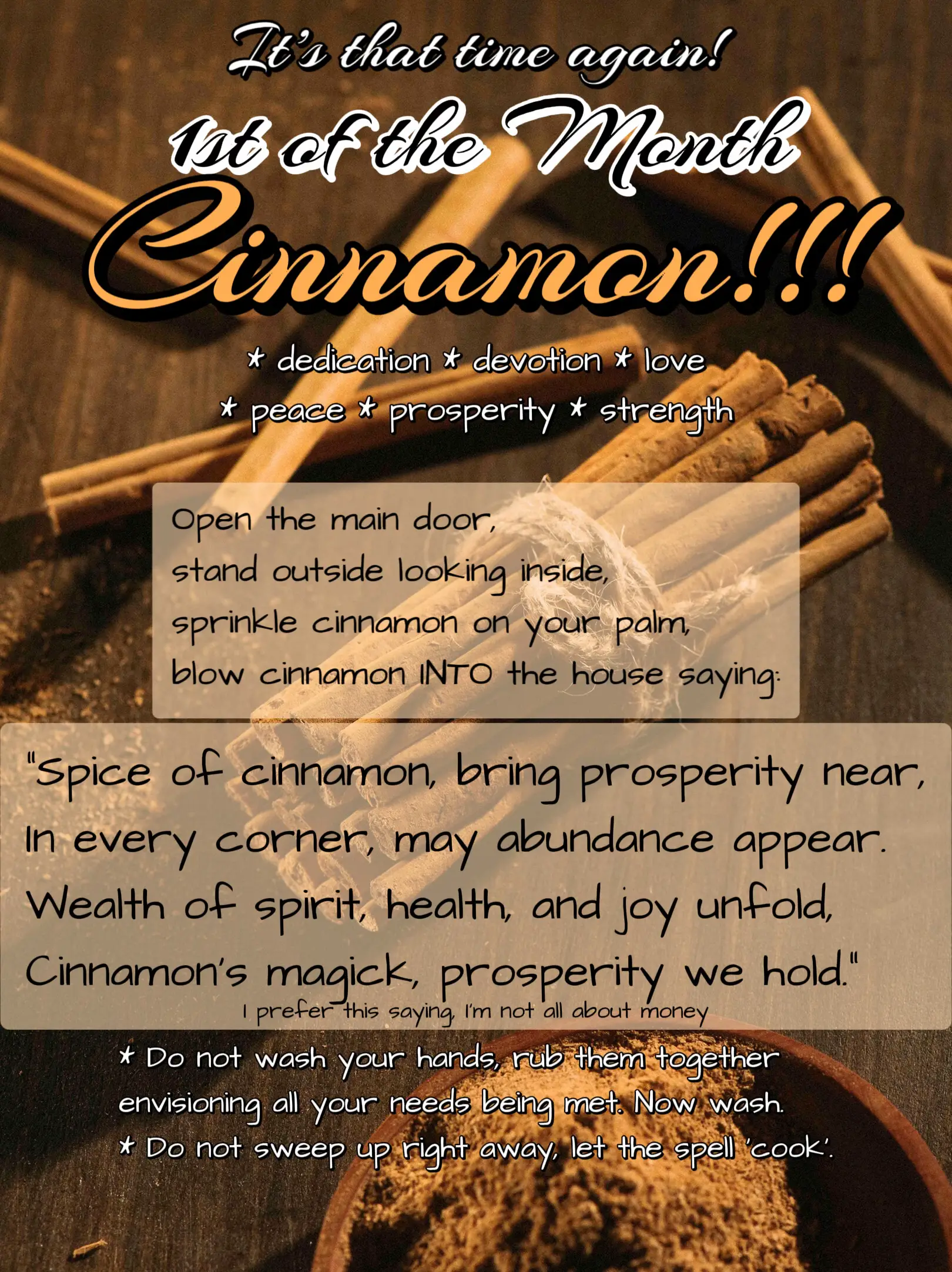 Blow Cinnamon At Your Door - fggy4sw