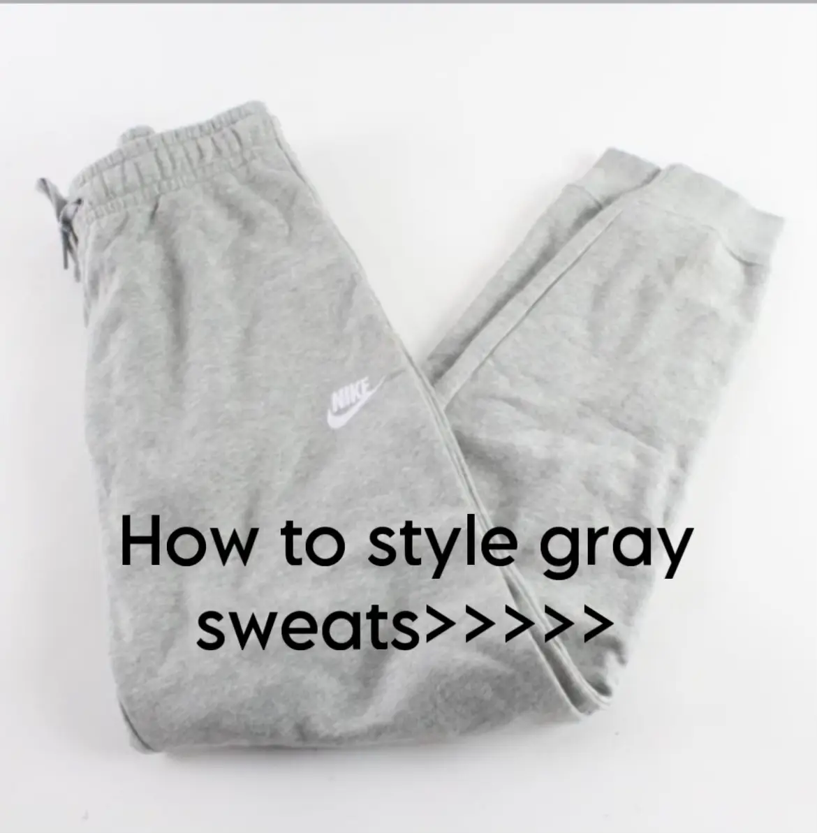 How to style black sweatpants! #sweatpants #howtostyle