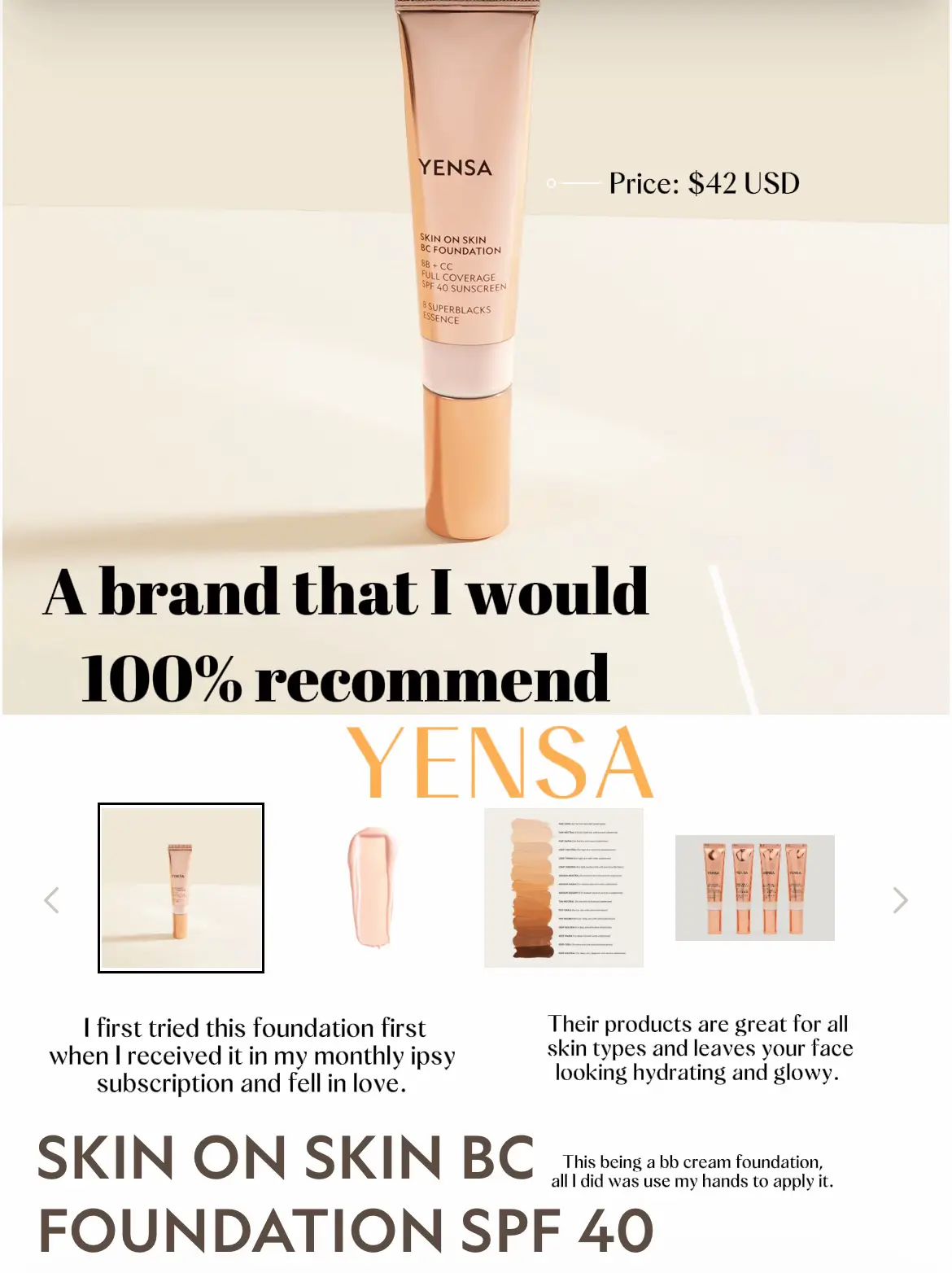 Skin On Skin BC Concealer – YENSA