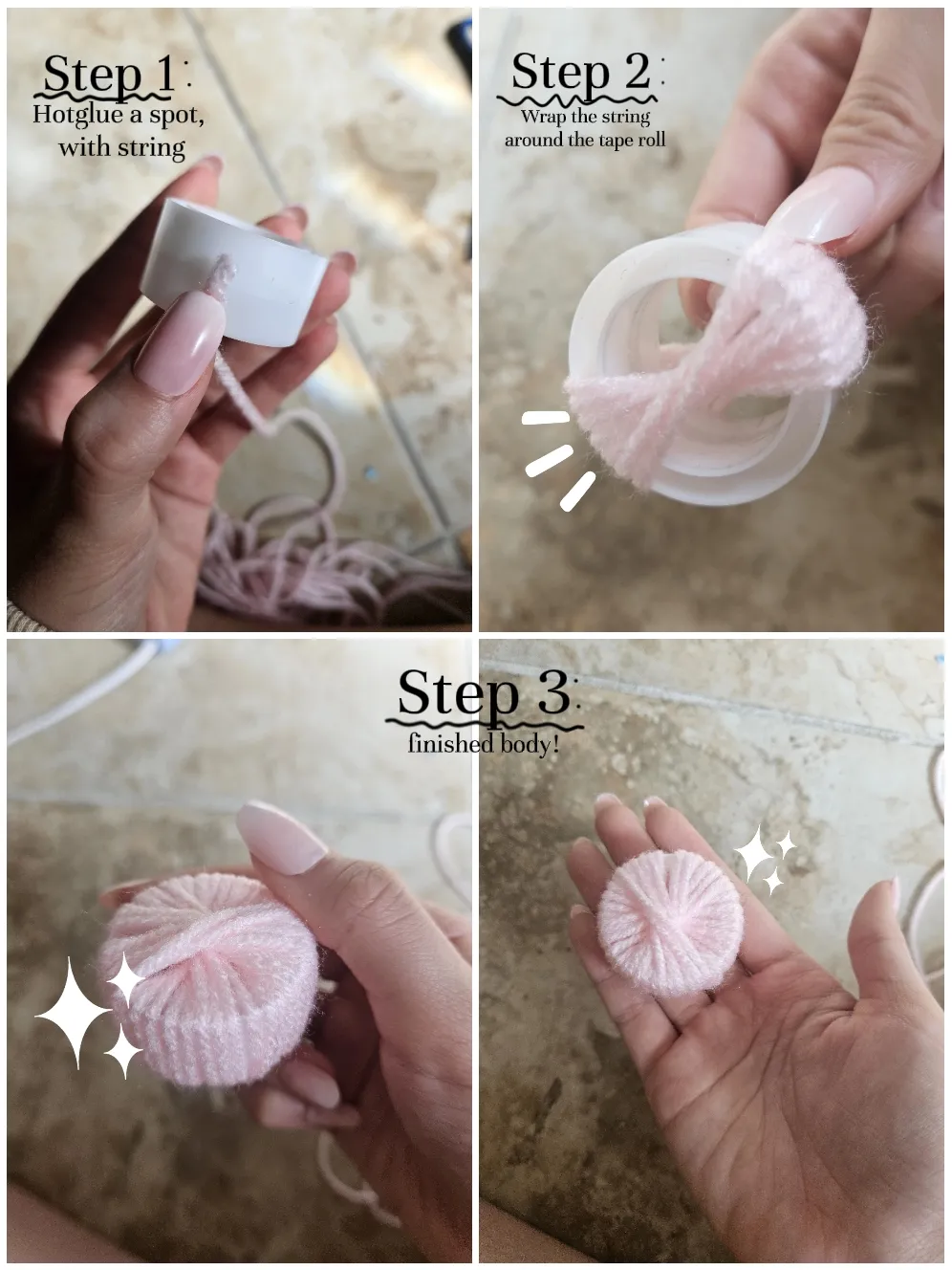 Yarn Ball 4 strand Hand Woven Diy Milk Cotton Yarn Handmade - Temu