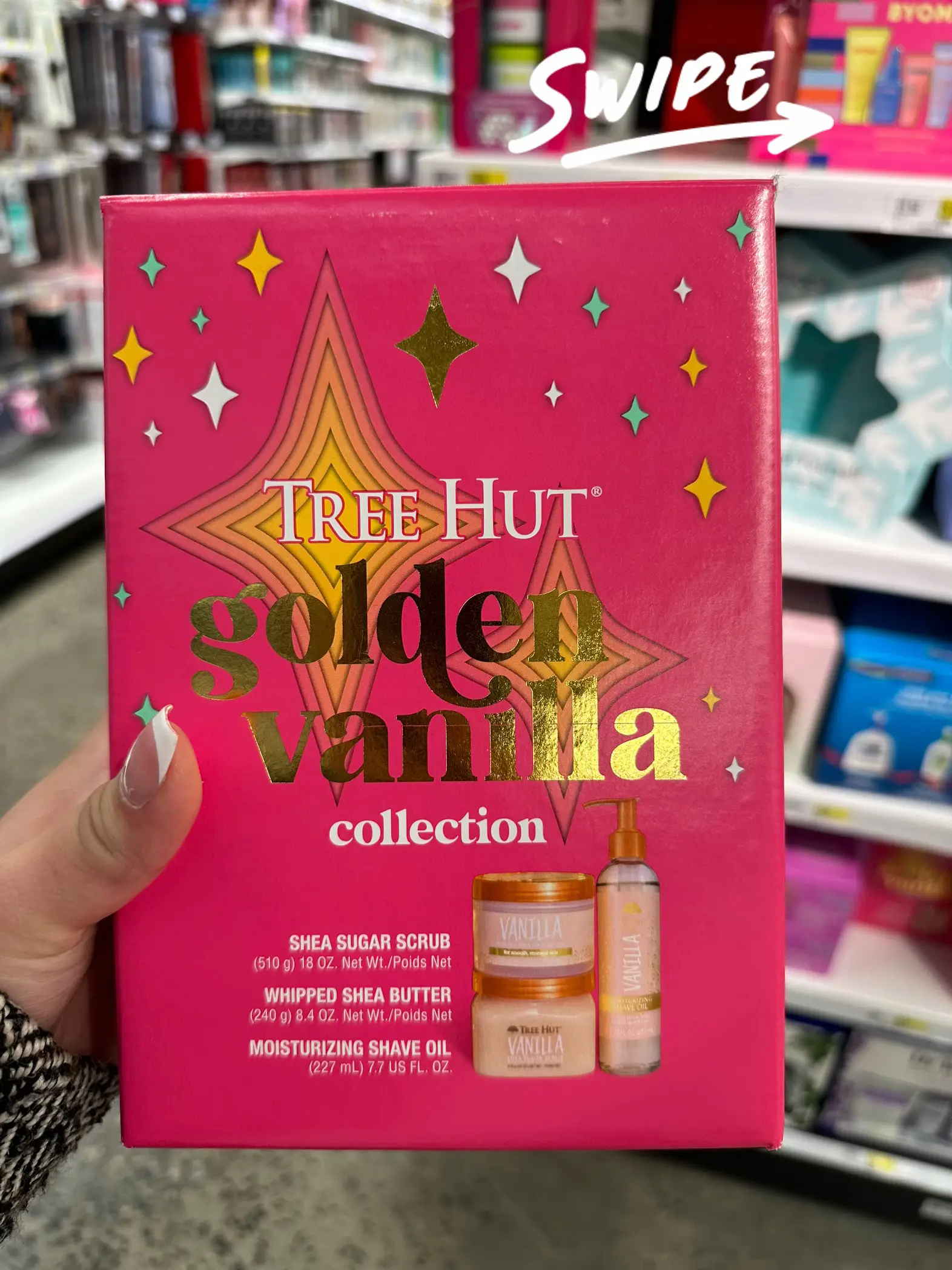 Tree Hut Golden Vanilla Gift Set - 3ct