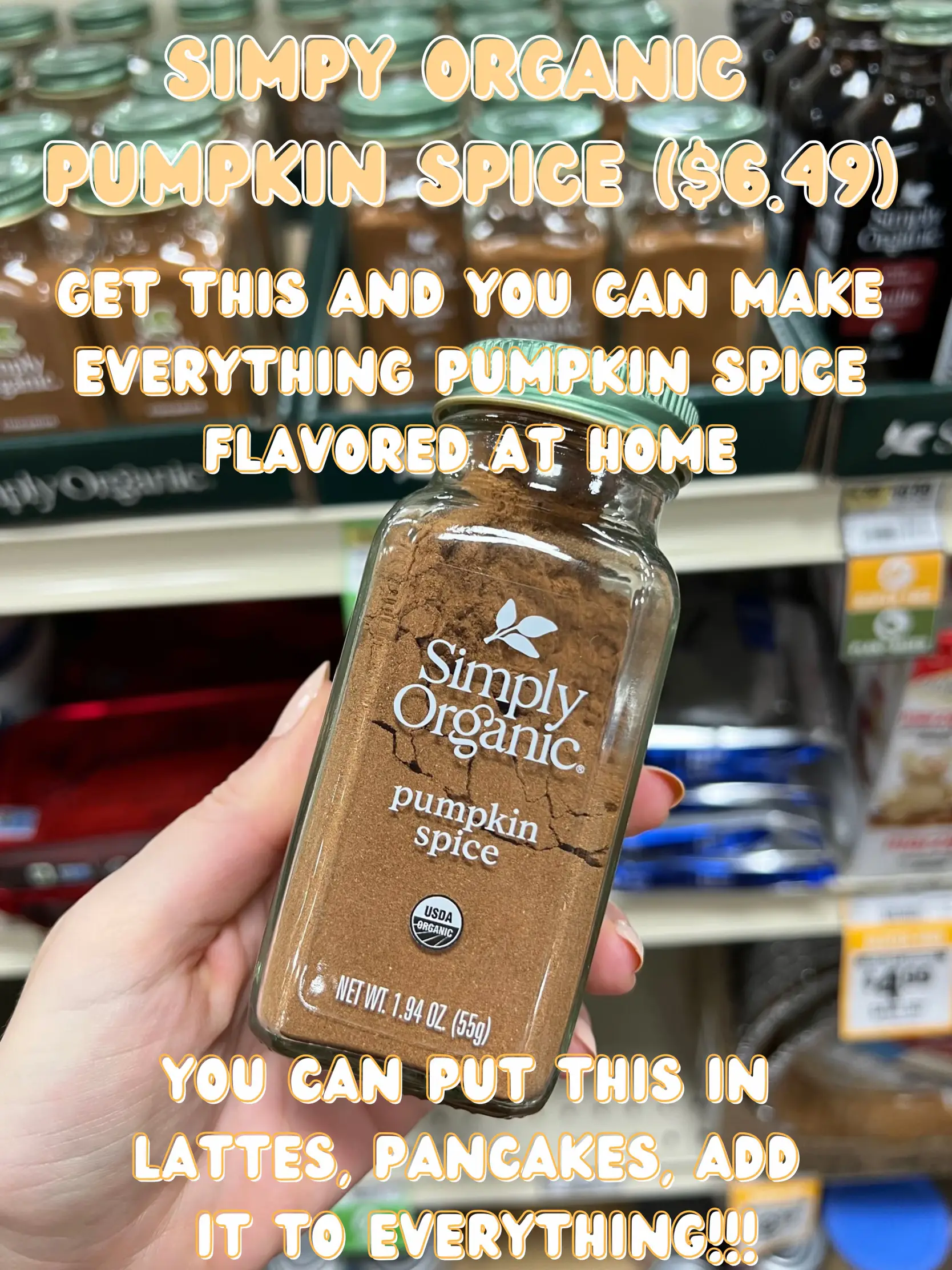 Simply Organic Pumpkin Spice 1.94 oz.